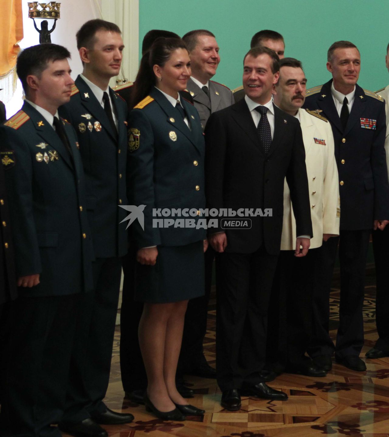 Дата: 30.06.2010, Время: 13:57. Выступление президента России Дмитрия Анатольевича Медведева на приеме выпускников высших военных учебных заведений.