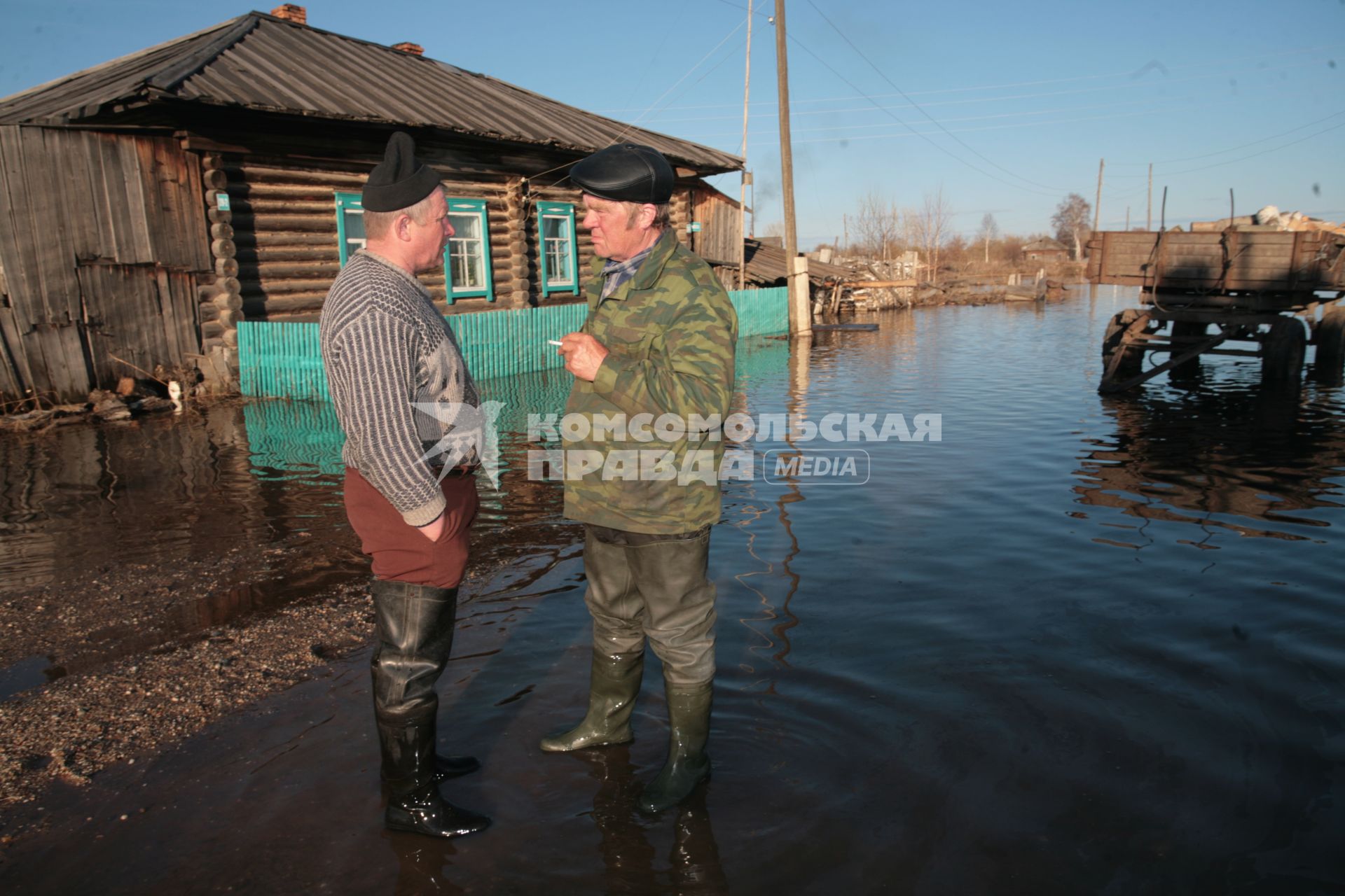 Дата: 05.05.2010, Затопленая деревня в Красноярском крае.