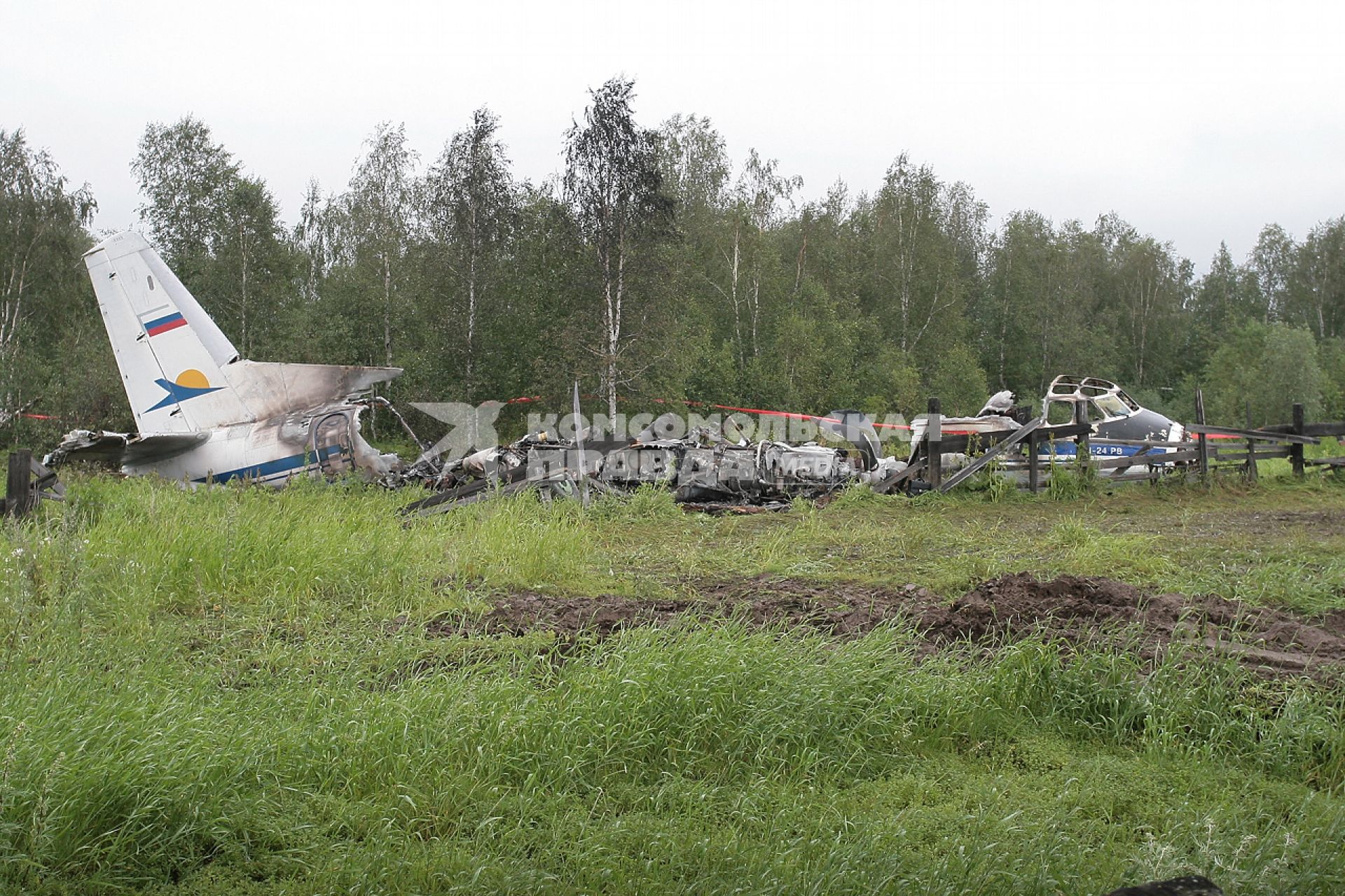 Падение самолета АН-24РВ  в г Игарка, 19 августа 2010Ремонт дорог в г Красноярске, 19 августа 2010