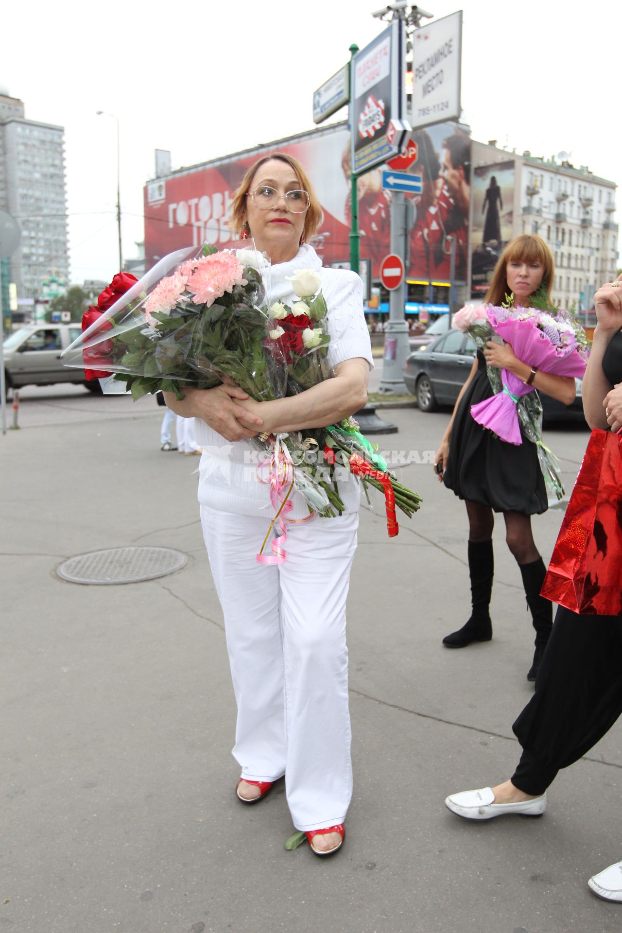 Кинотеатр \\\"Художественный\\\". 25 августа 2010 года. Премьера фильма \\\"Китайская бабушка\\\". На снимке: актриса Нина Русланова.