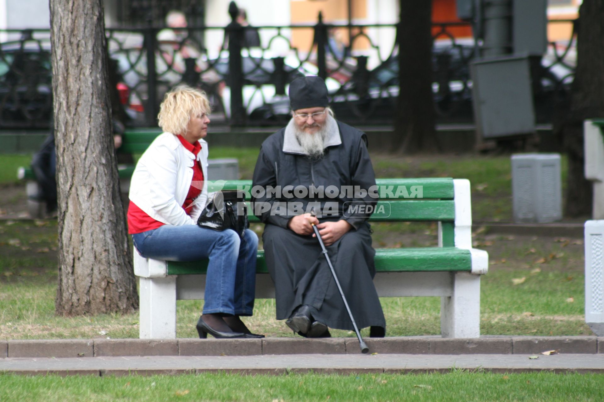 Жанровая съемка, Москва, 6 сентября 2010 года. Религия. Православные. Священник.