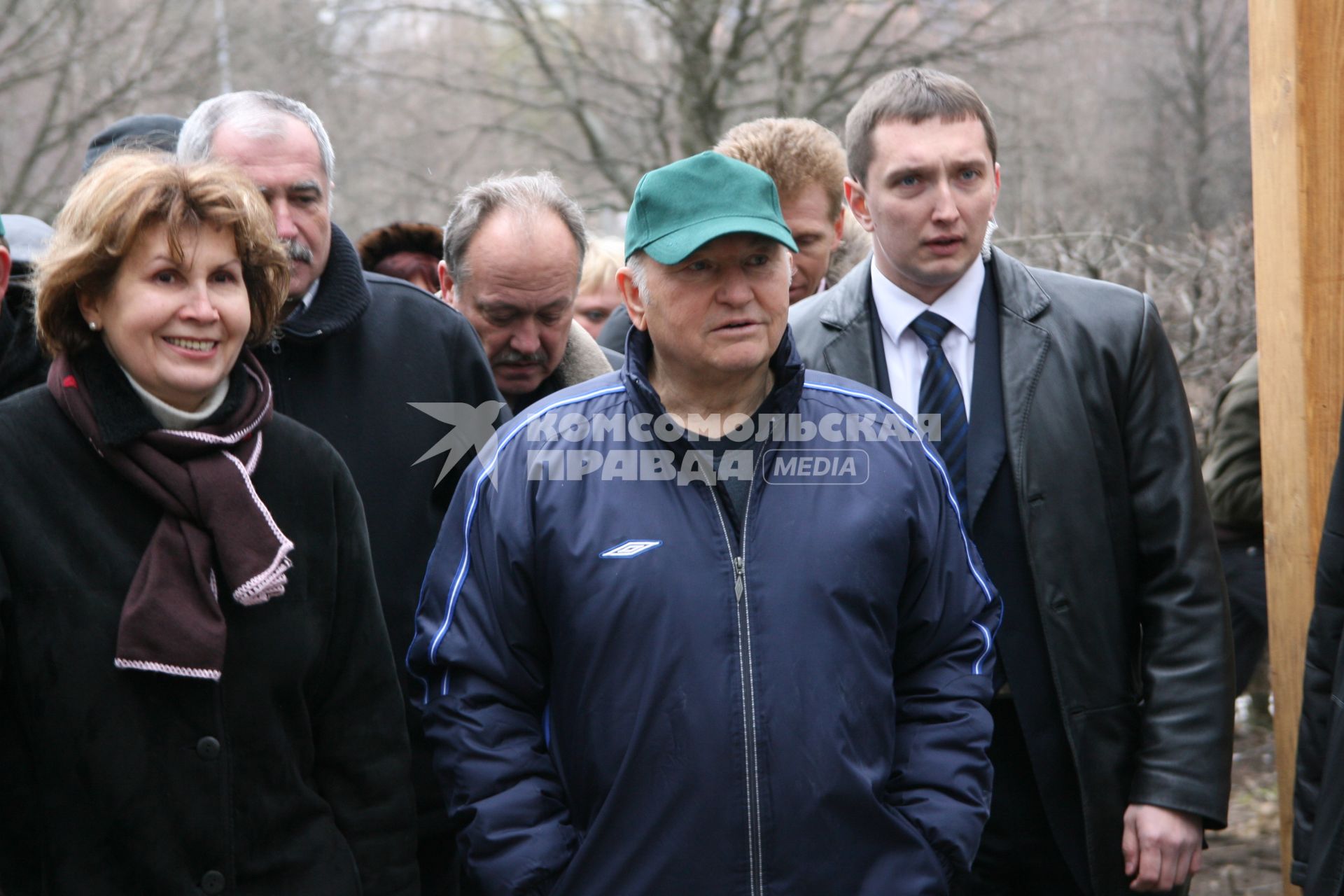 14 апреля 2007 года. Юрий Лужков на субботнике.