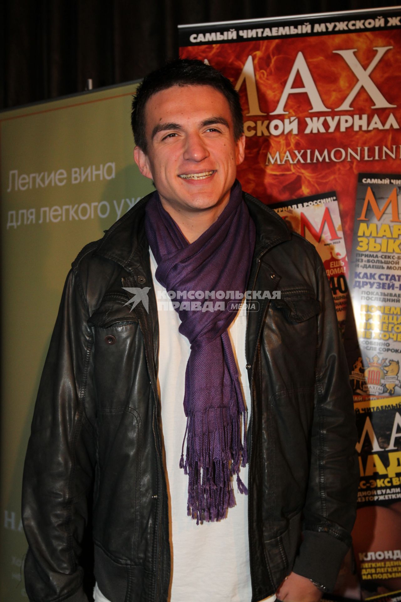 23 сентября 2010 года. Клуб Soho rooms. Премия 100 самых сексуальных женщин по версии журнала Maxim. На снимке: певец Влад Топалов.
