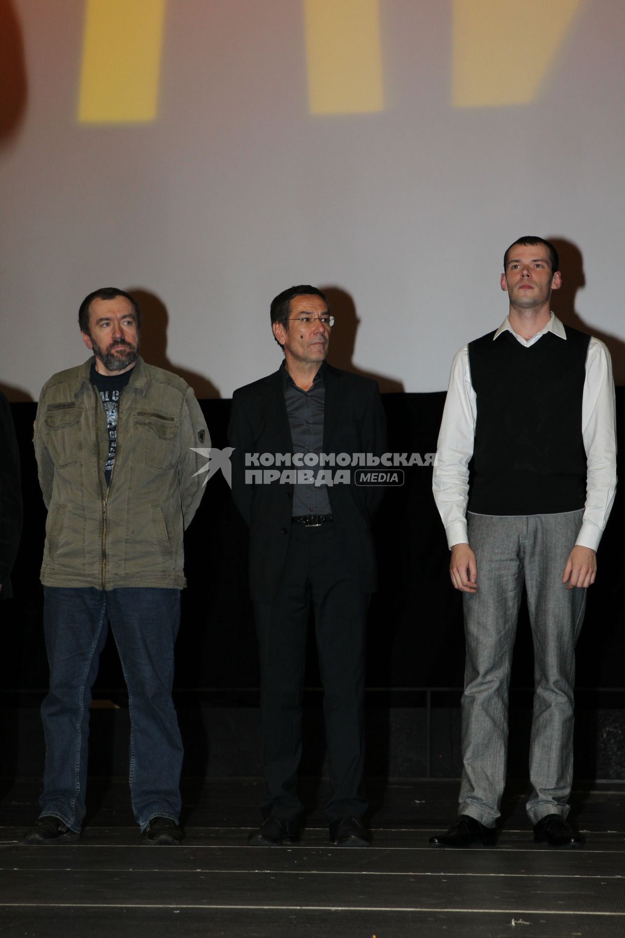 22 сентября 2010 года. Кинотеатр ПУШКИНСКИЙ. Премьера фильма КРАЙ. На снимке: актер Алексей Горбунов.