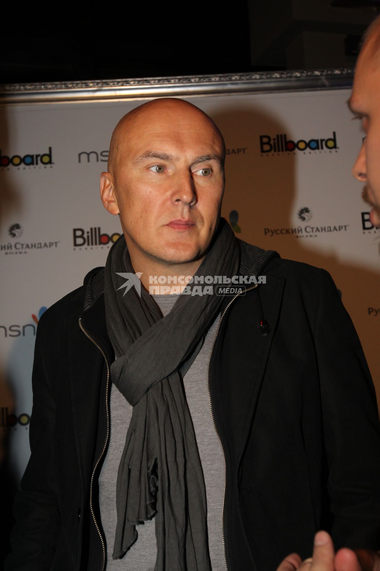 29 сентября 2010 года. Клуб Imperia Lounge. Презентация совместного портала Billboard & MSN. На снимке: композитор и продюсер Игорь Матвиенко.