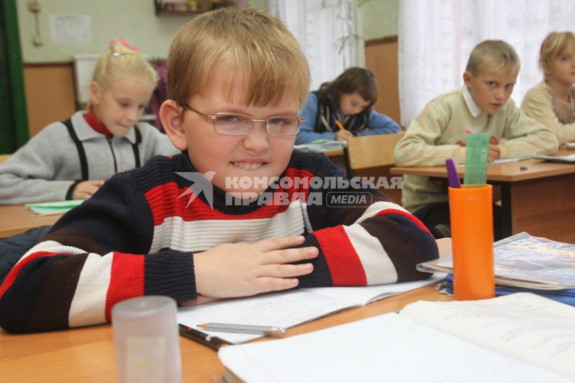 Оленинский район Тверской области. Сельская школа. Урок.