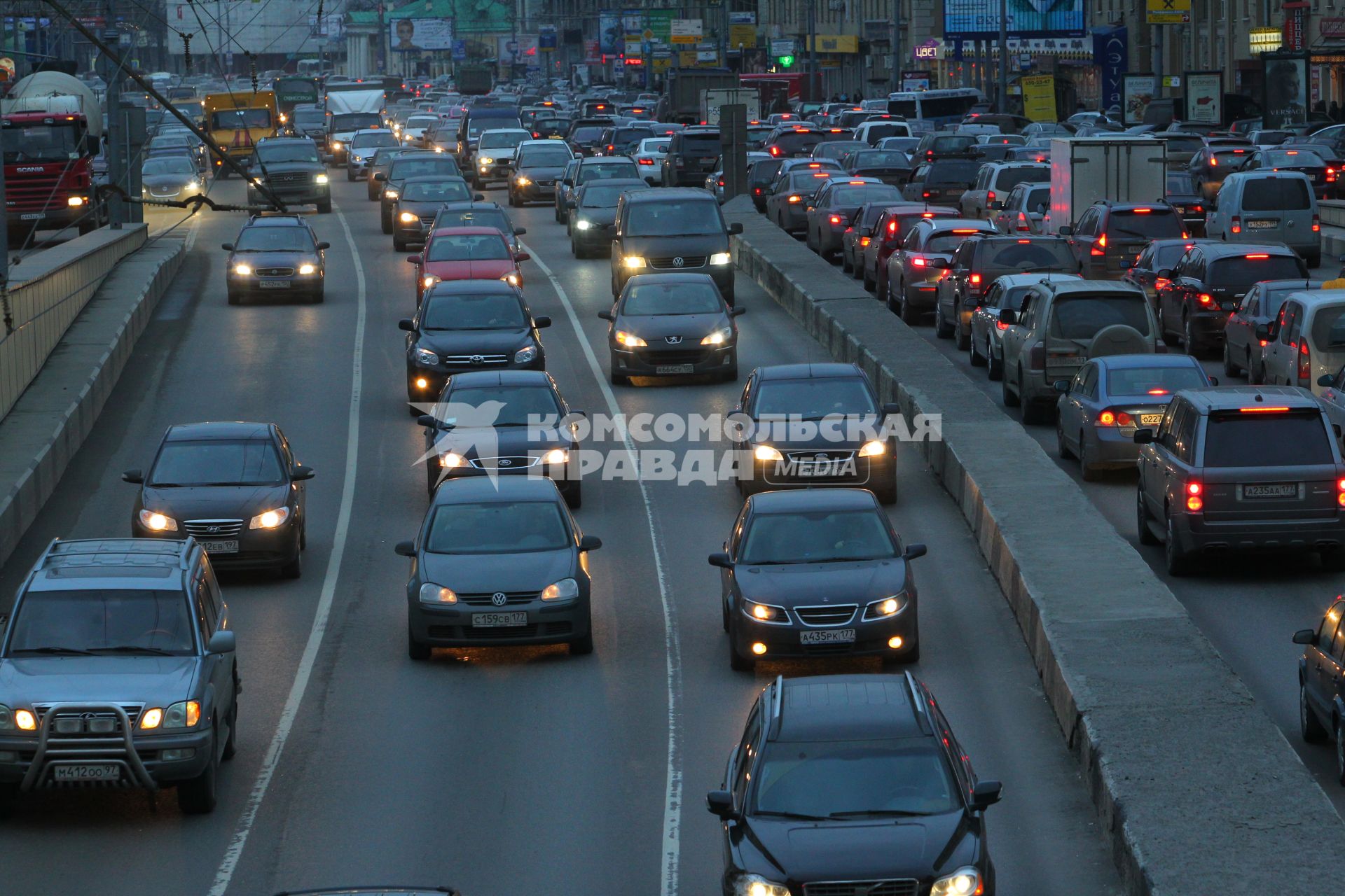 г Москва. Пробки.