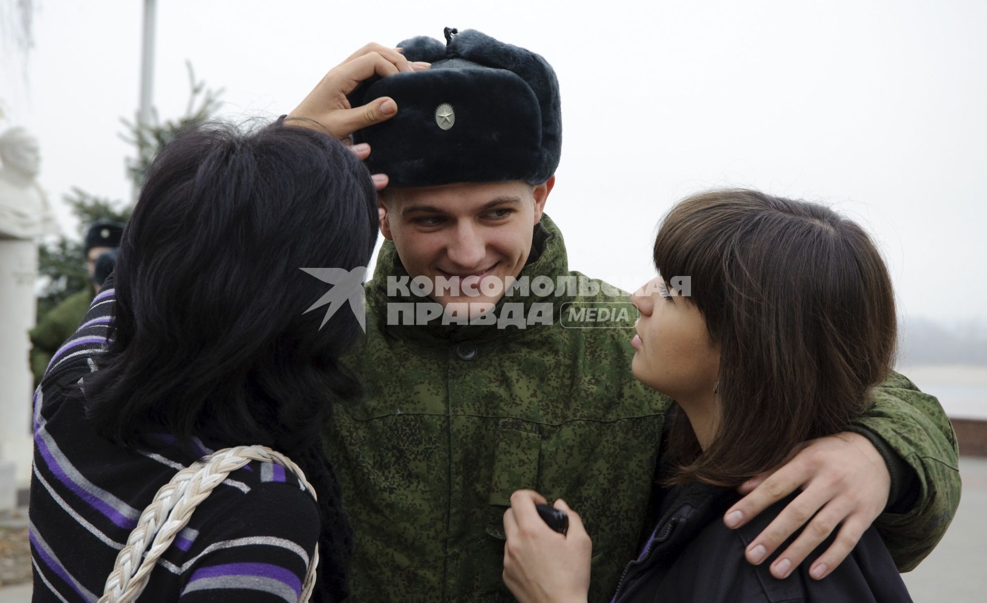 17 ноября 2010. Волгоград. Проводы волгоградских призвыников на службу в Москву.