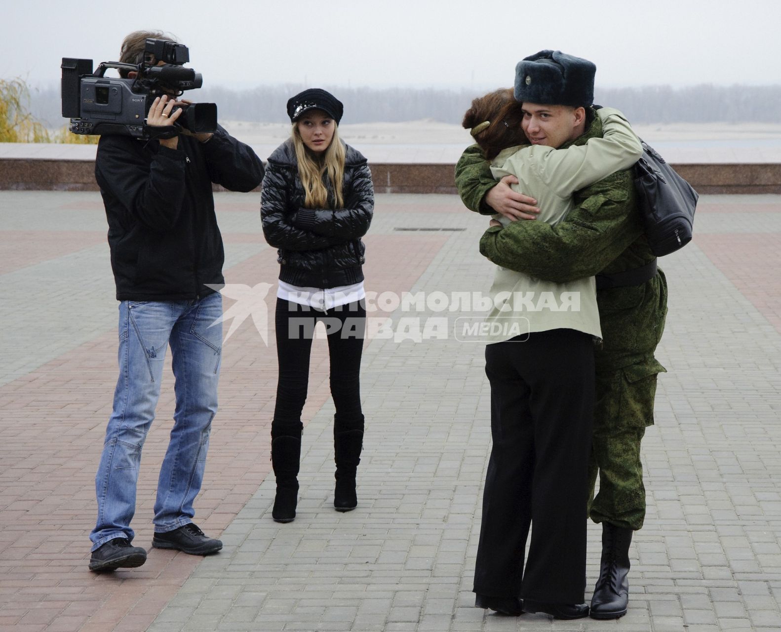 17 ноября 2010. Волгоград. Проводы волгоградских призвыников на службу в Москву.