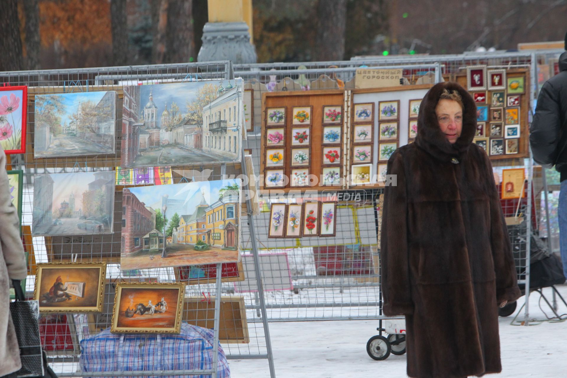 Г. москва. Парк культуры и отдыха Сокольники. Семейный отдых. Продажа картин.