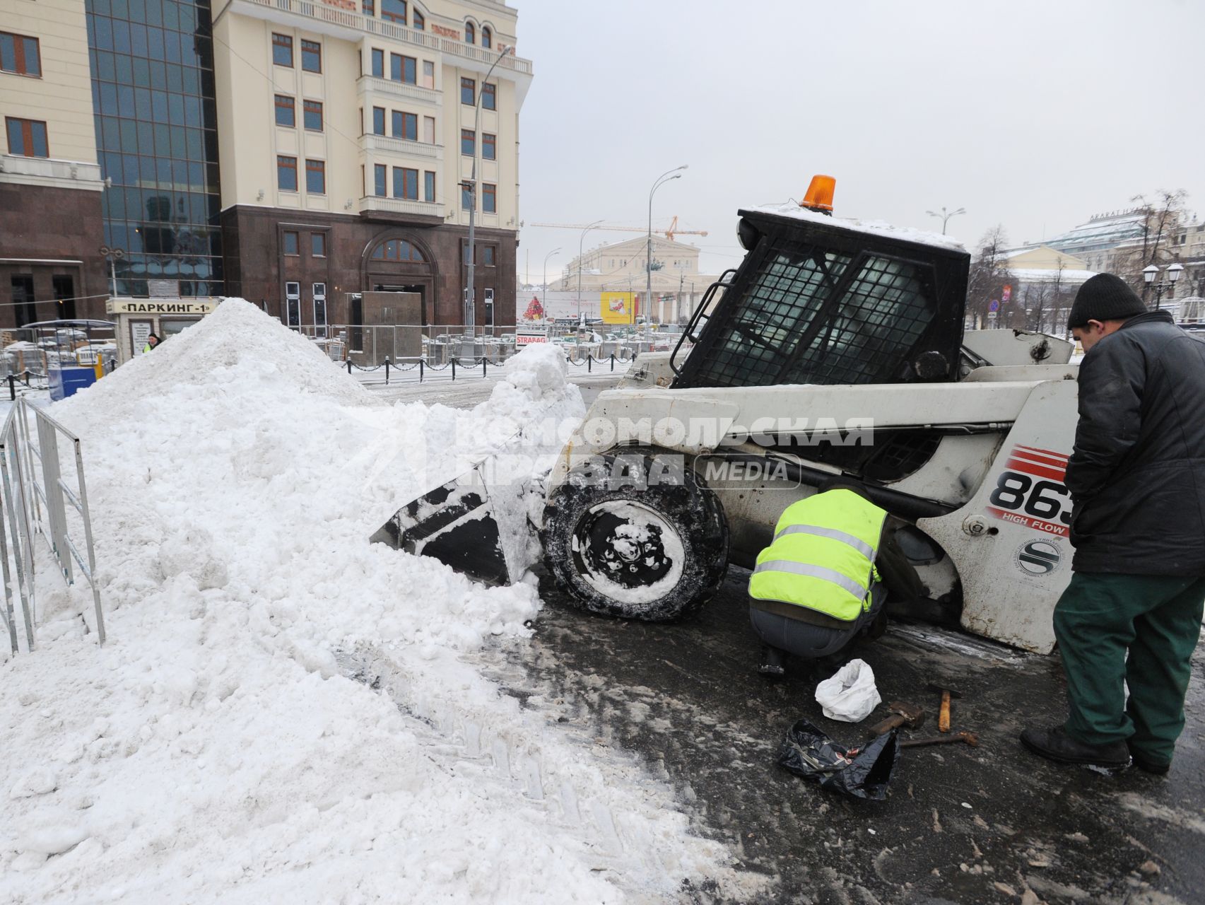 20 декабря 2010 года. Снегопад в Москве.