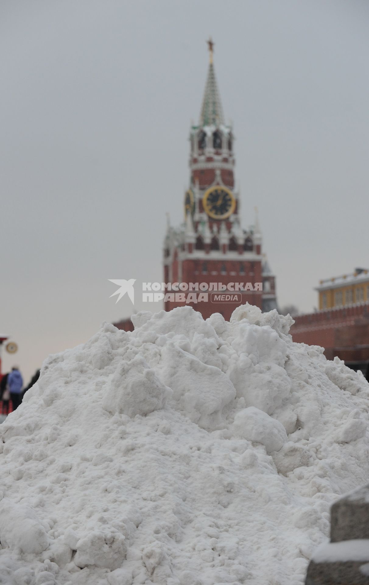 20 декабря 2010 года. Снегопад в Москве. Красная площадь.