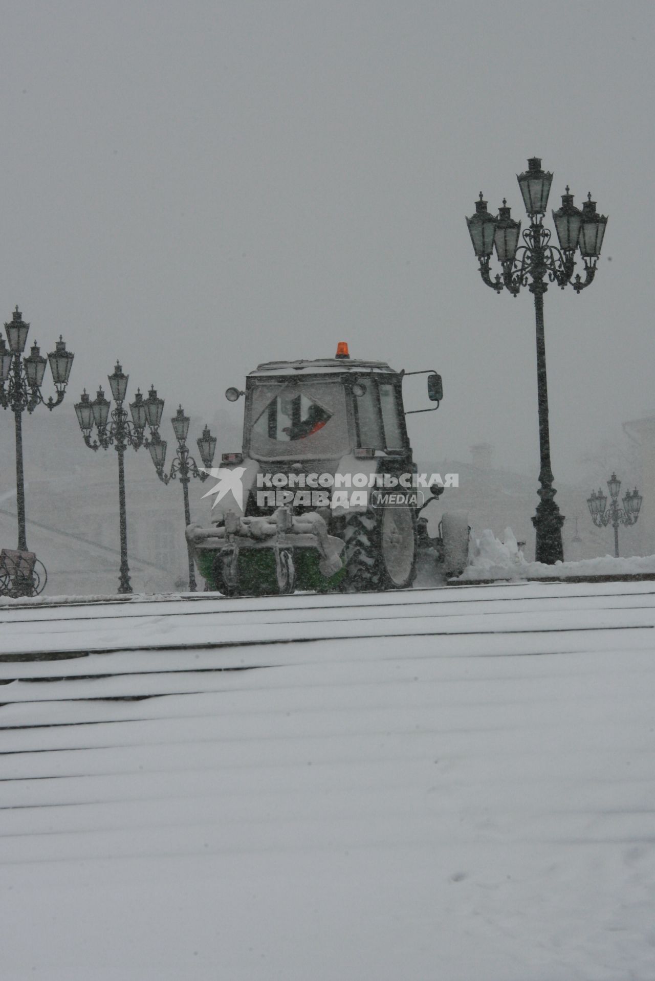 25 января 2007 года. Снегопад. Уборка снега.