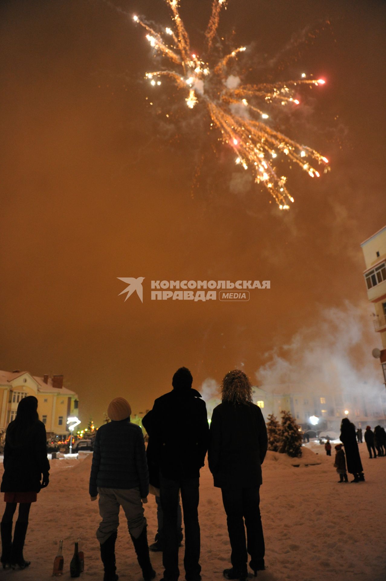 Дата съемки: 09.01.2011 фейерверк, салют, праздник