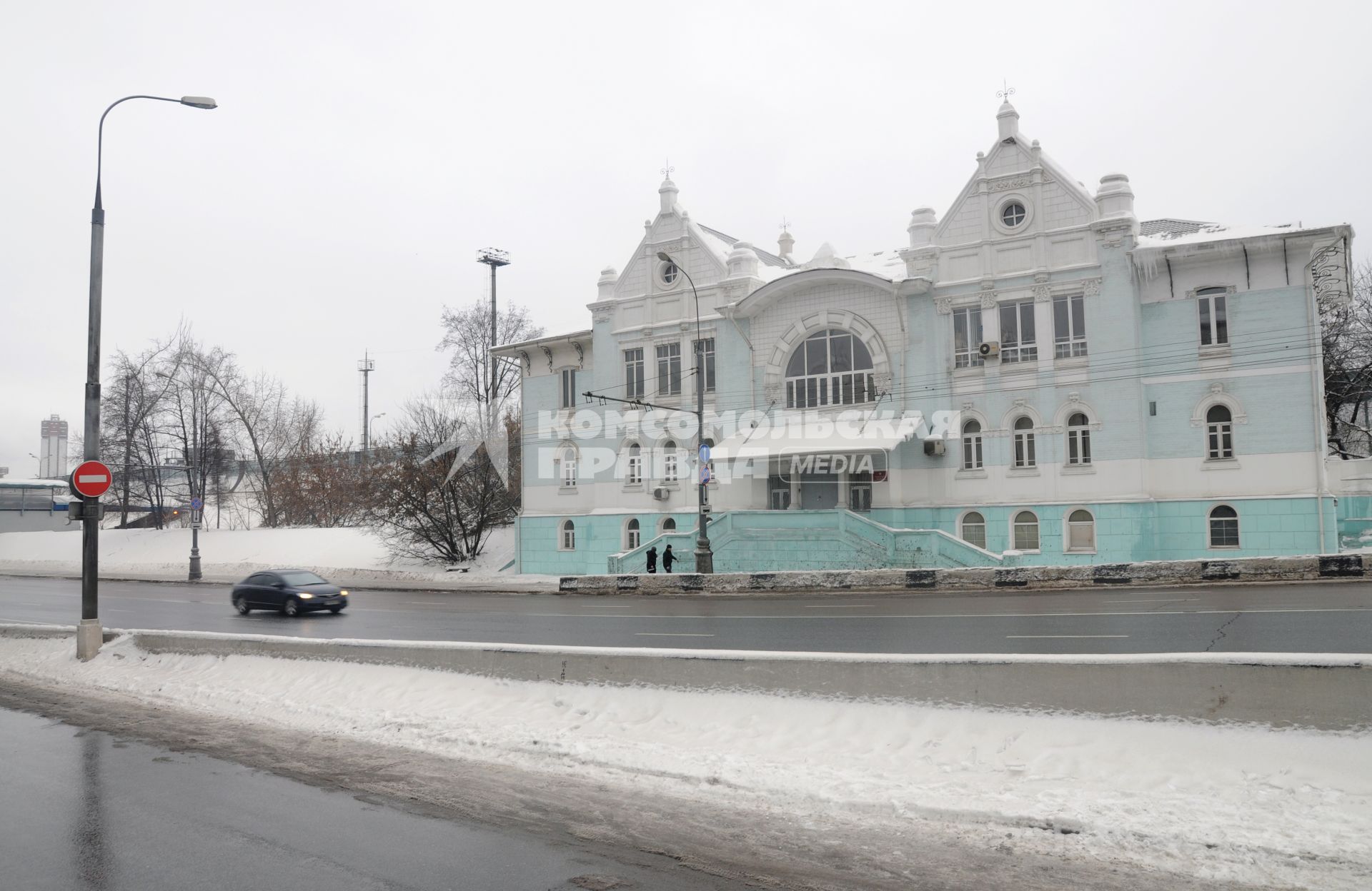 Московская окружная железная дорога (МОЖД), Москва, январь 2011 года. Здание вокзала.