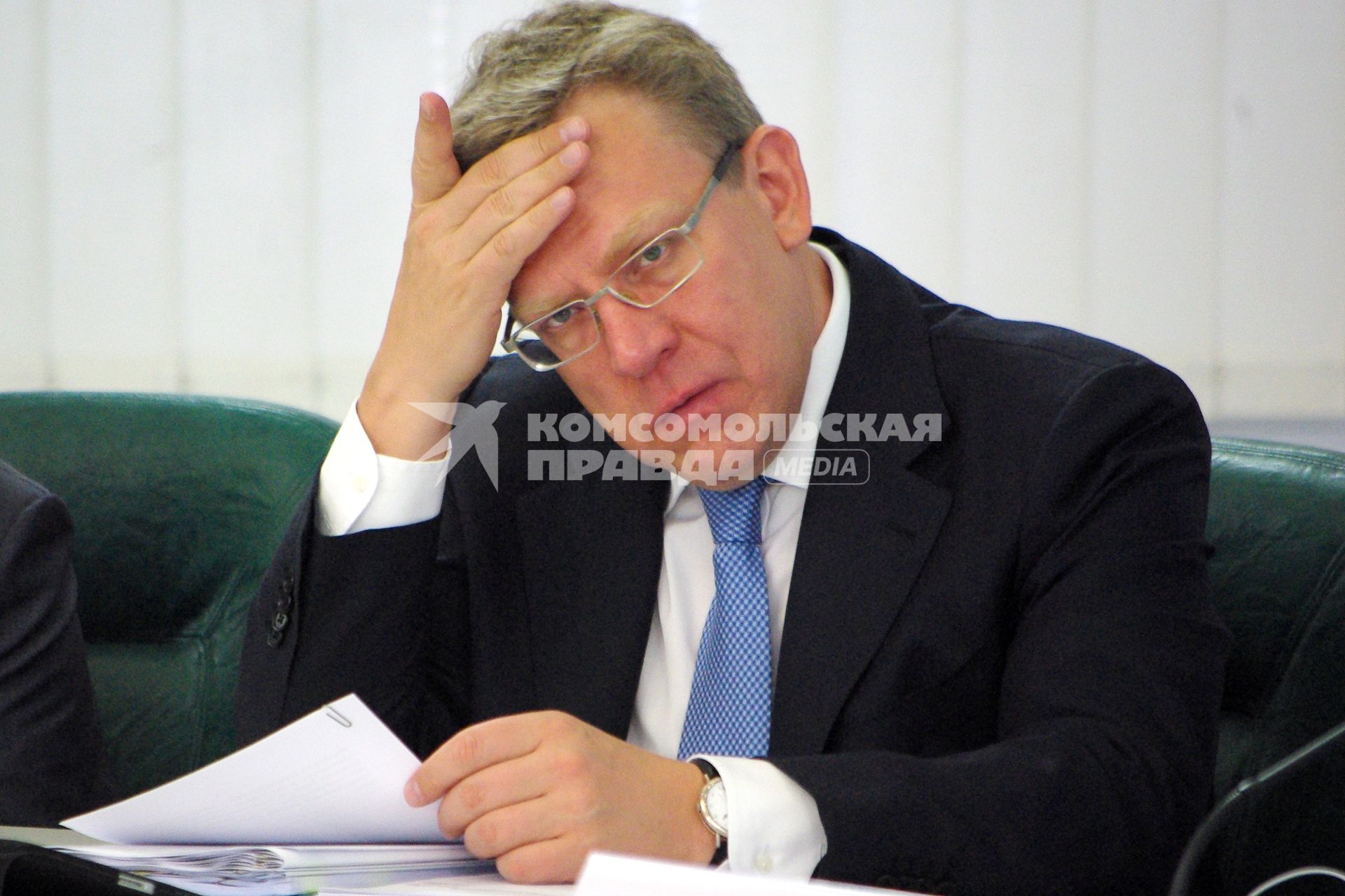 Вице-премьер, министр финансов РФ Алексей Кудрин в Саратове, 2 сентября 2009 года.