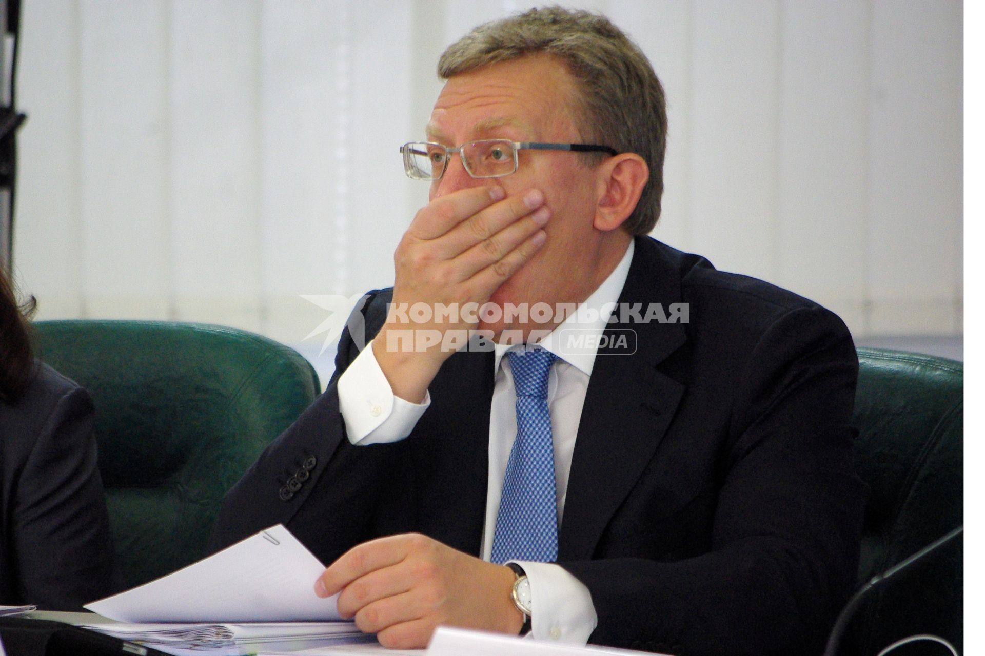 Вице-премьер, министр финансов РФ Алексей Кудрин в Саратове, 2 сентября 2009 года.
