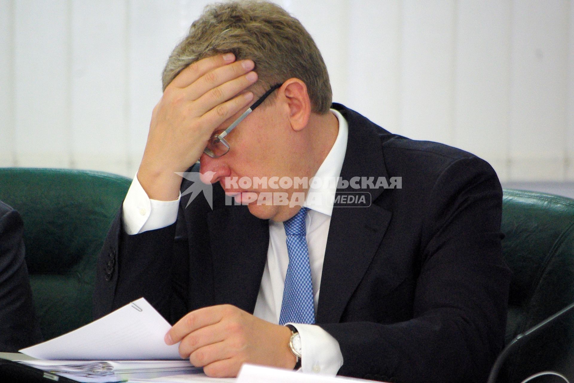 Вице-премьер, министр финансов РФ Алексей Кудрин в Саратове, 2 сентября 2009 года.