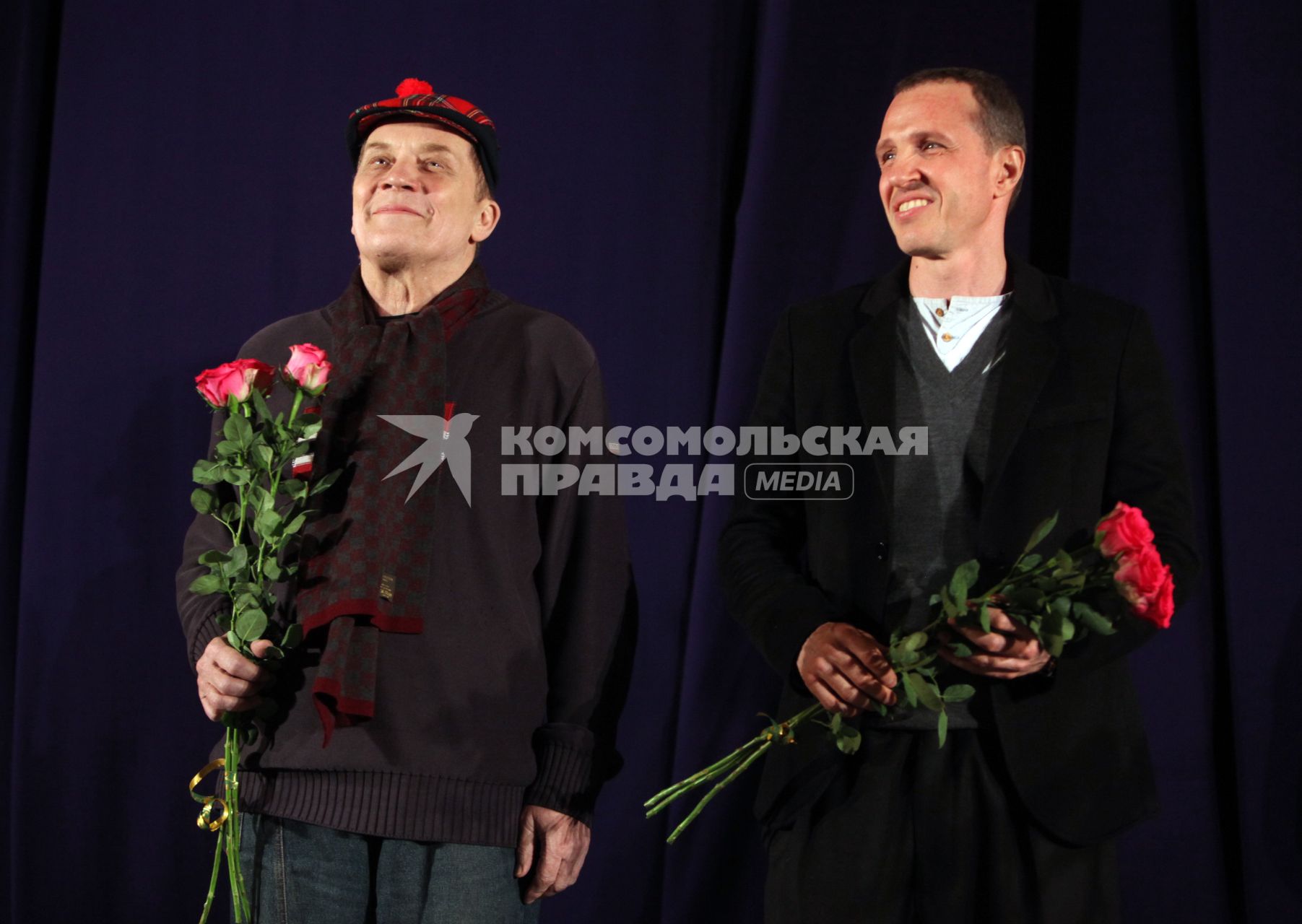Премьера художественного фильма МАСТЕР И МАРГАРИТА экранизация одноимённого романа Михаила Булгакова, снятая в 1994 году. На снимке: Александр Филипенко и Игорь Верник. 18 августа 2011 года.