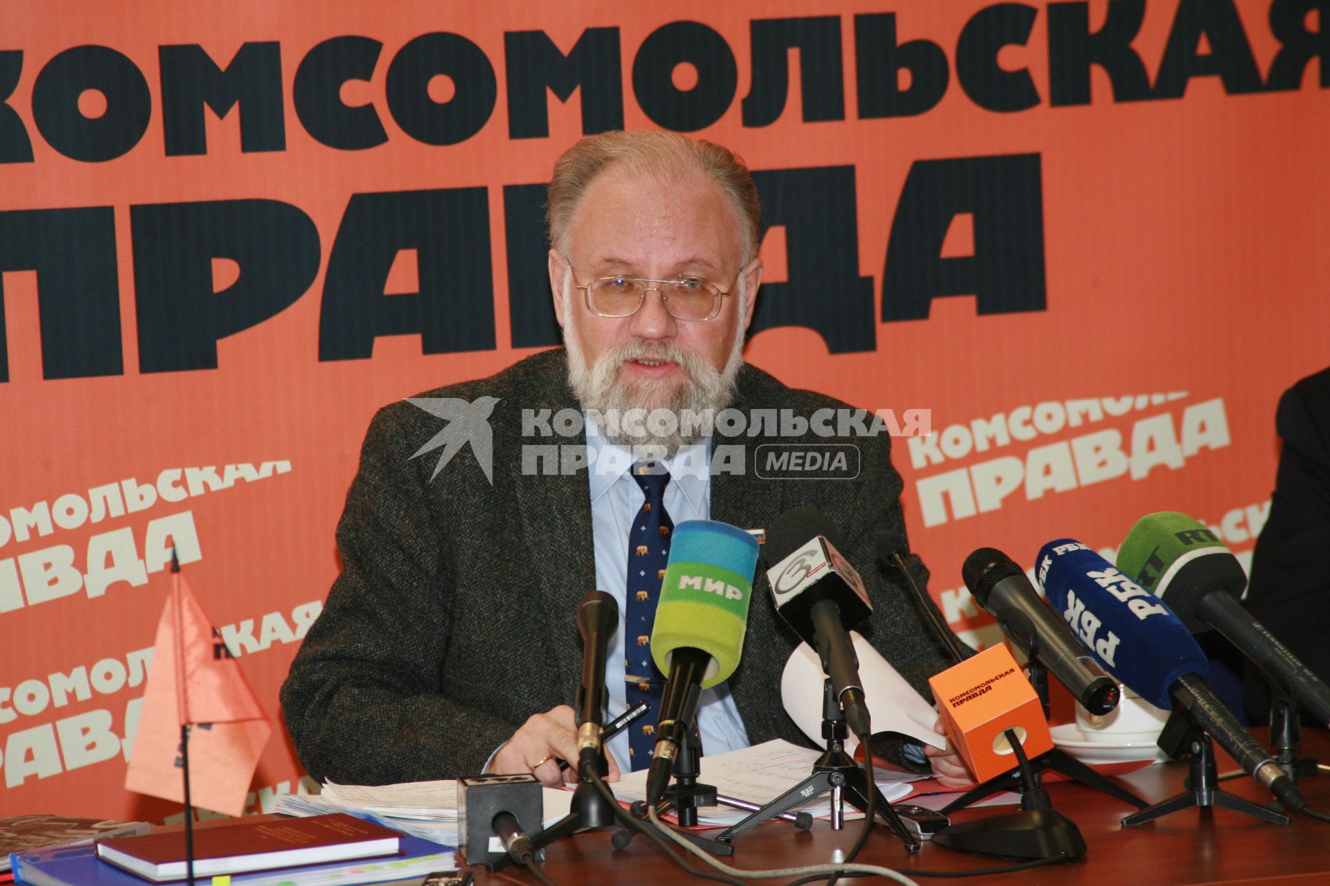 12 февраля 2010 года. Председатель Центральной избирательной комиссии Владимир Чуров в КП.