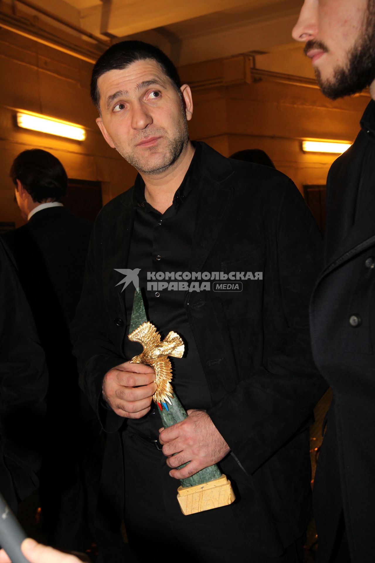 21 января 2011 Мосфильм. Вручение премии Национальной Академии кинематографических искусств и наук России ЗОЛОТОЙ ОРЕЛ. На снимке: оператор Павел Костомаров