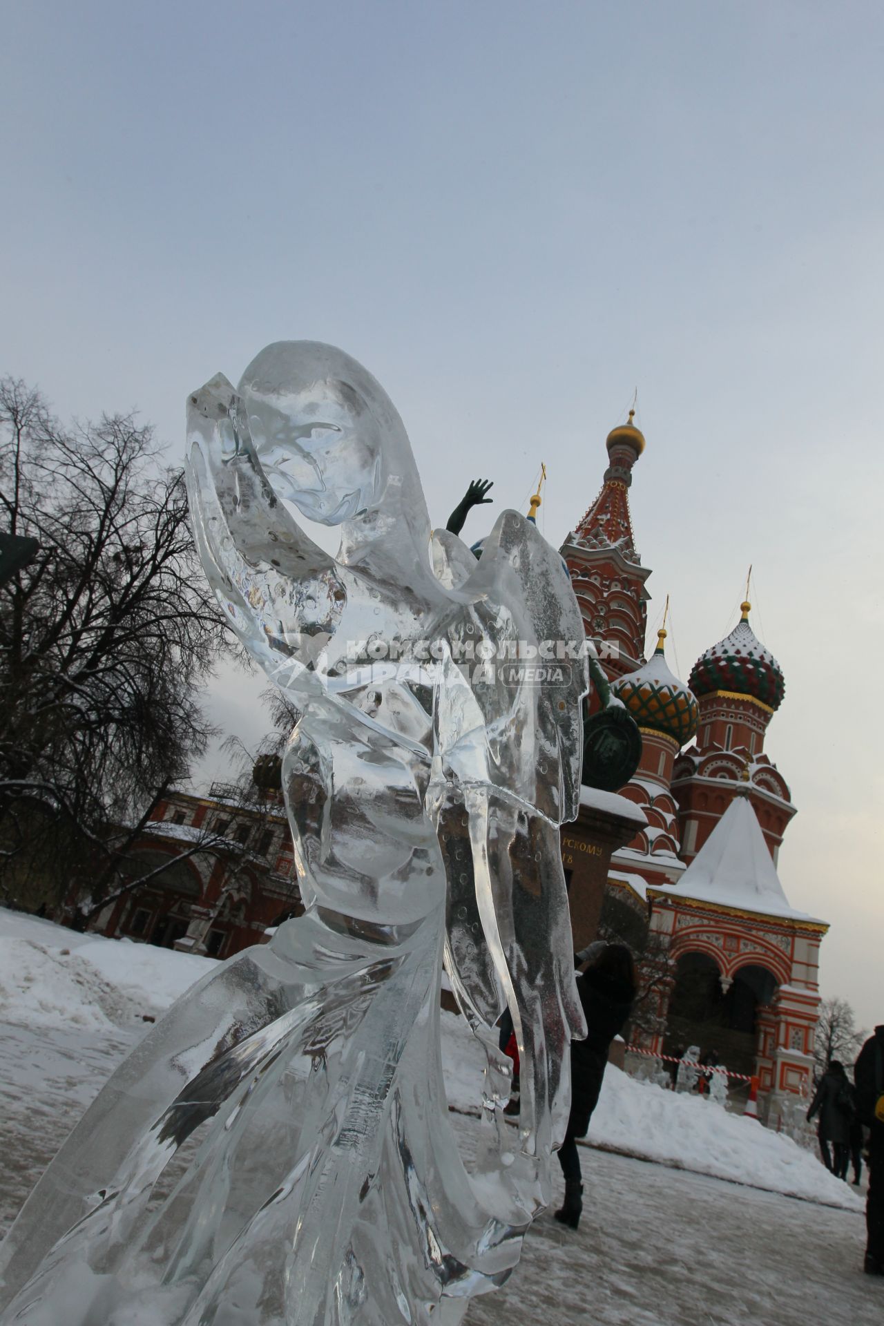 27 января 2011. Ледовые скульптуры на Красной площади.