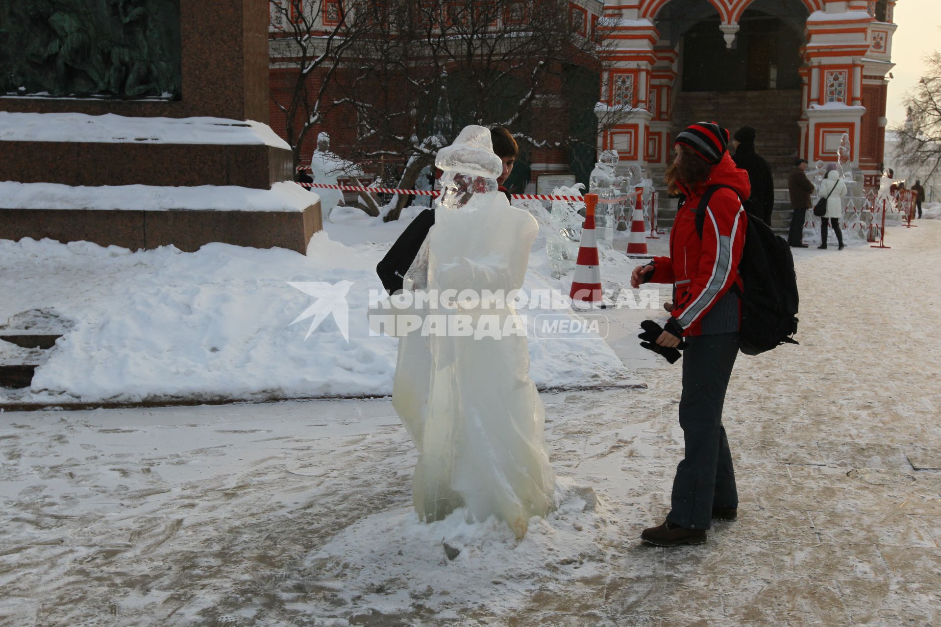 27 января 2011. Ледовые скульптуры на Красной площади.