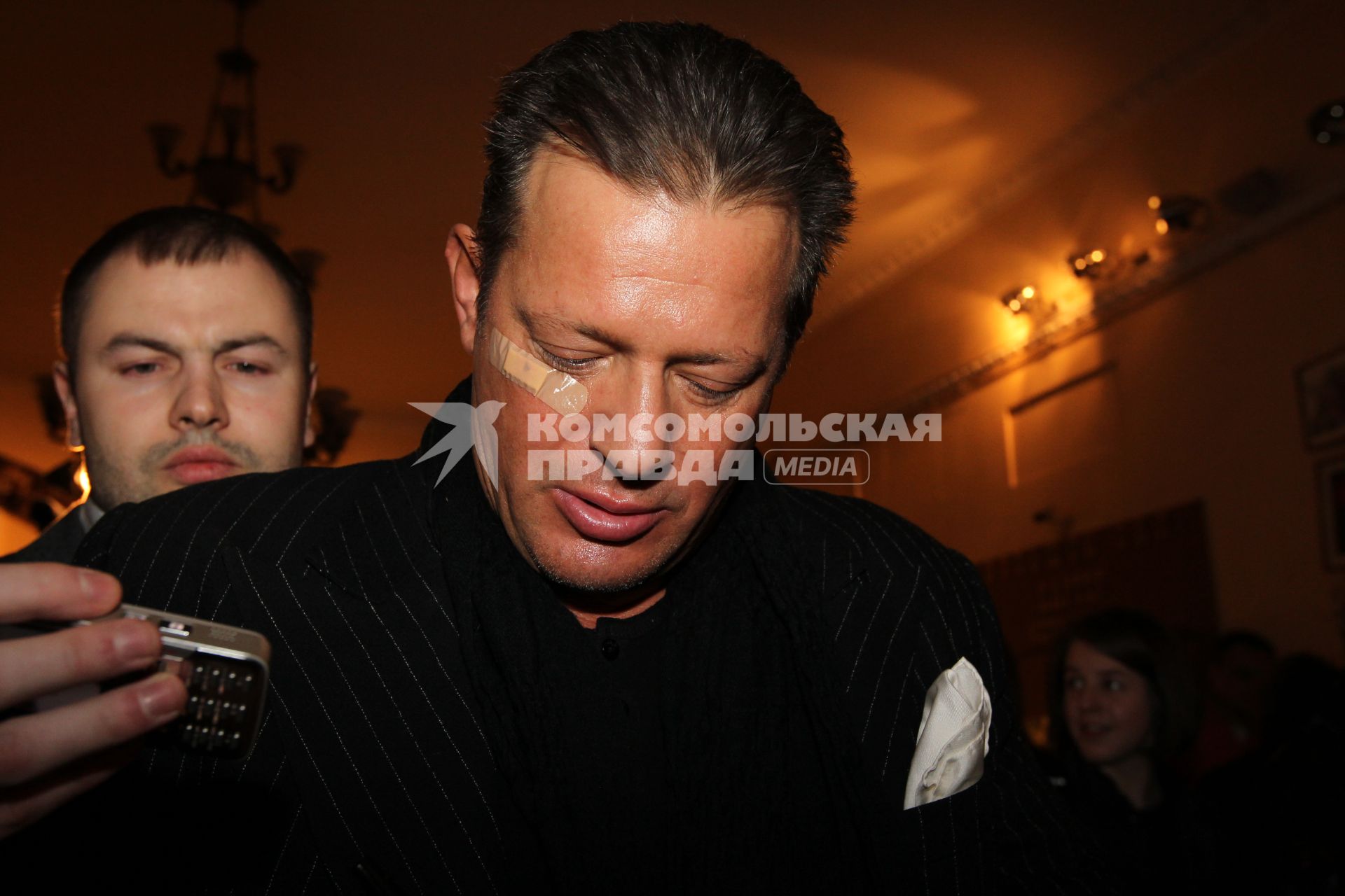 29 января 2011. Россия  г. Москва Кинотеатр Художественный. 1-я Российская ежегодная кинопремия в жанре ужасов. На снимке: актер Костас Мэндилор (Costas Mandylor).
