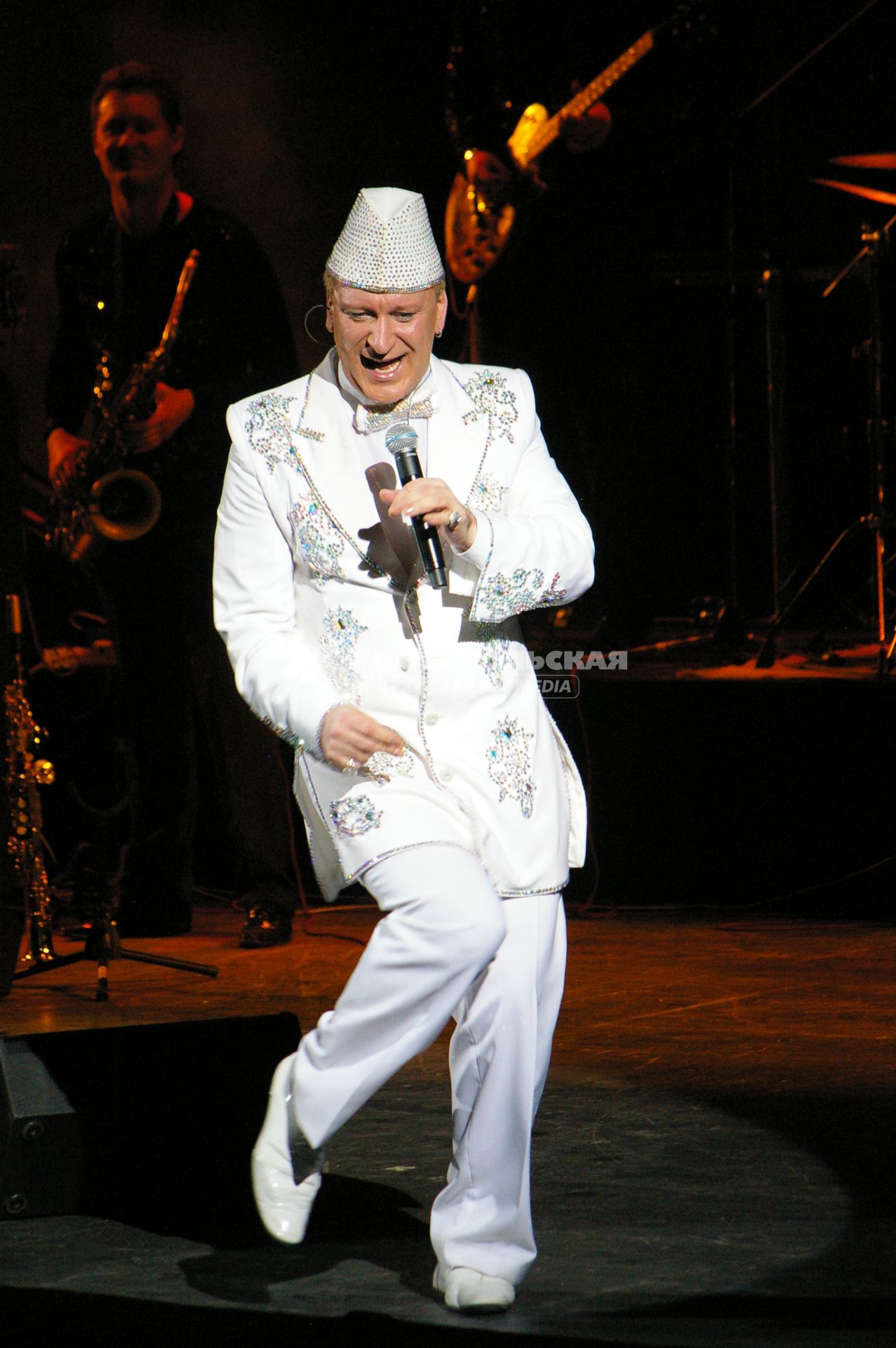 Сергей Пенкин на концерте в Саратове, 2 апреля 2009 года.