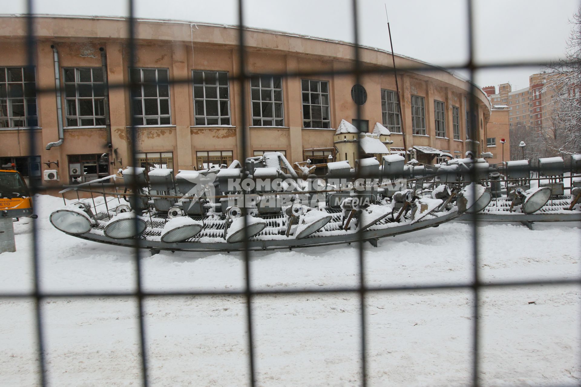 08 февраля 2011. Москва. Ремонт стадиона ДИНАМО.