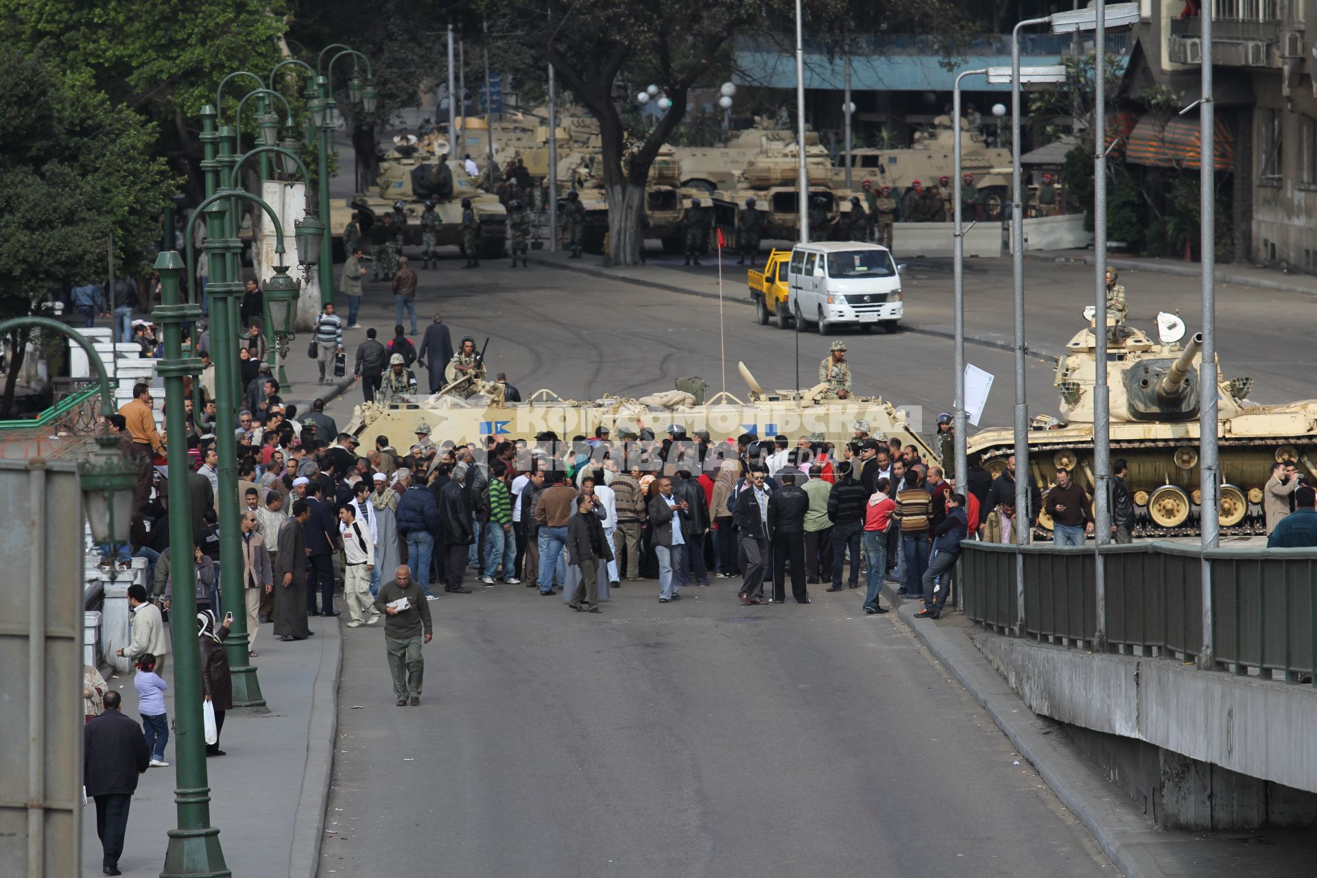 Беспорядки в Каире, Египет, январь 2011 года.