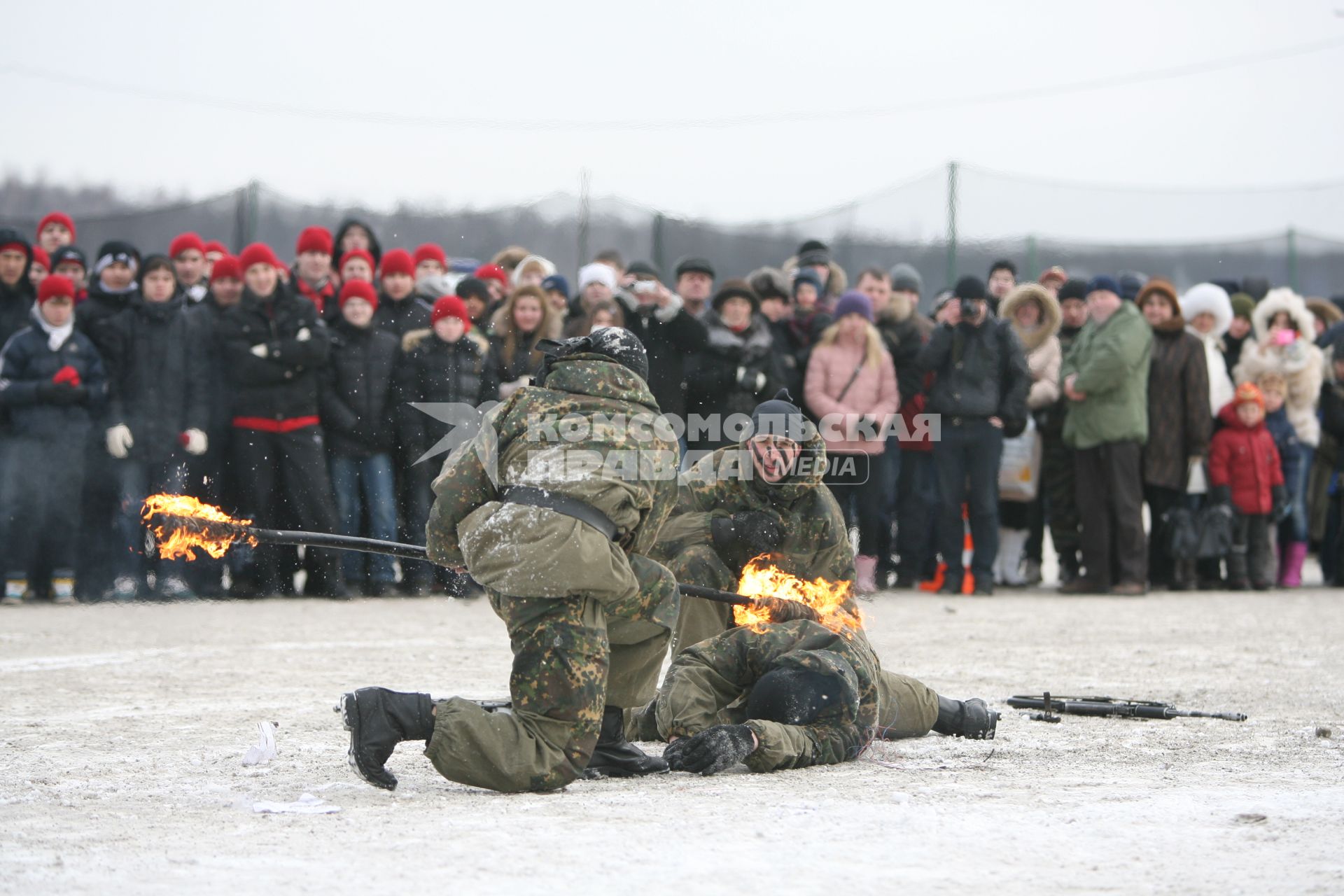 Военно -спортивная игра \"Вперед, мальчишки\", Москва, 26 февраля 2011 года.