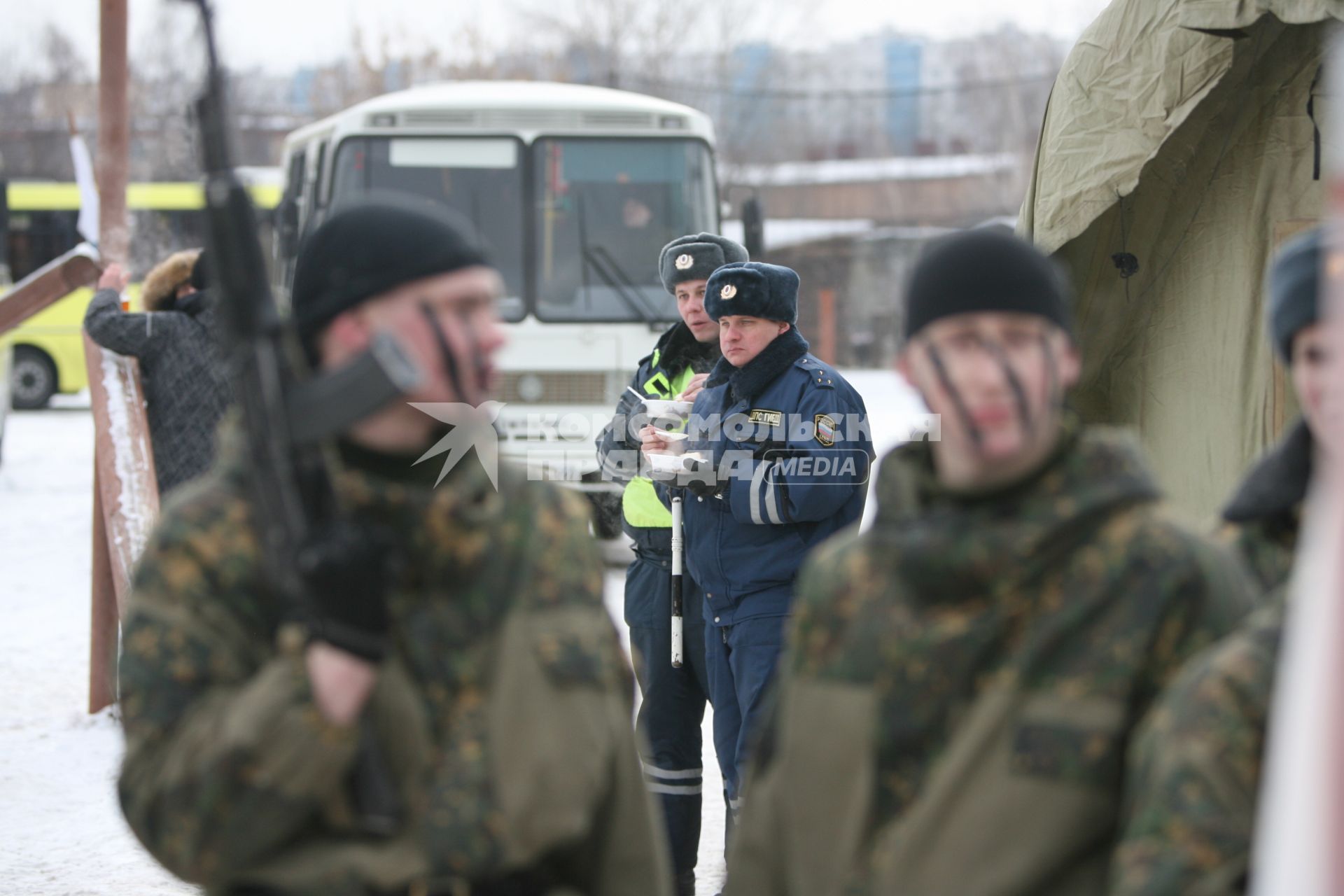 Военно -спортивная игра \"Вперед, мальчишки\", Москва, 26 февраля 2011 года.