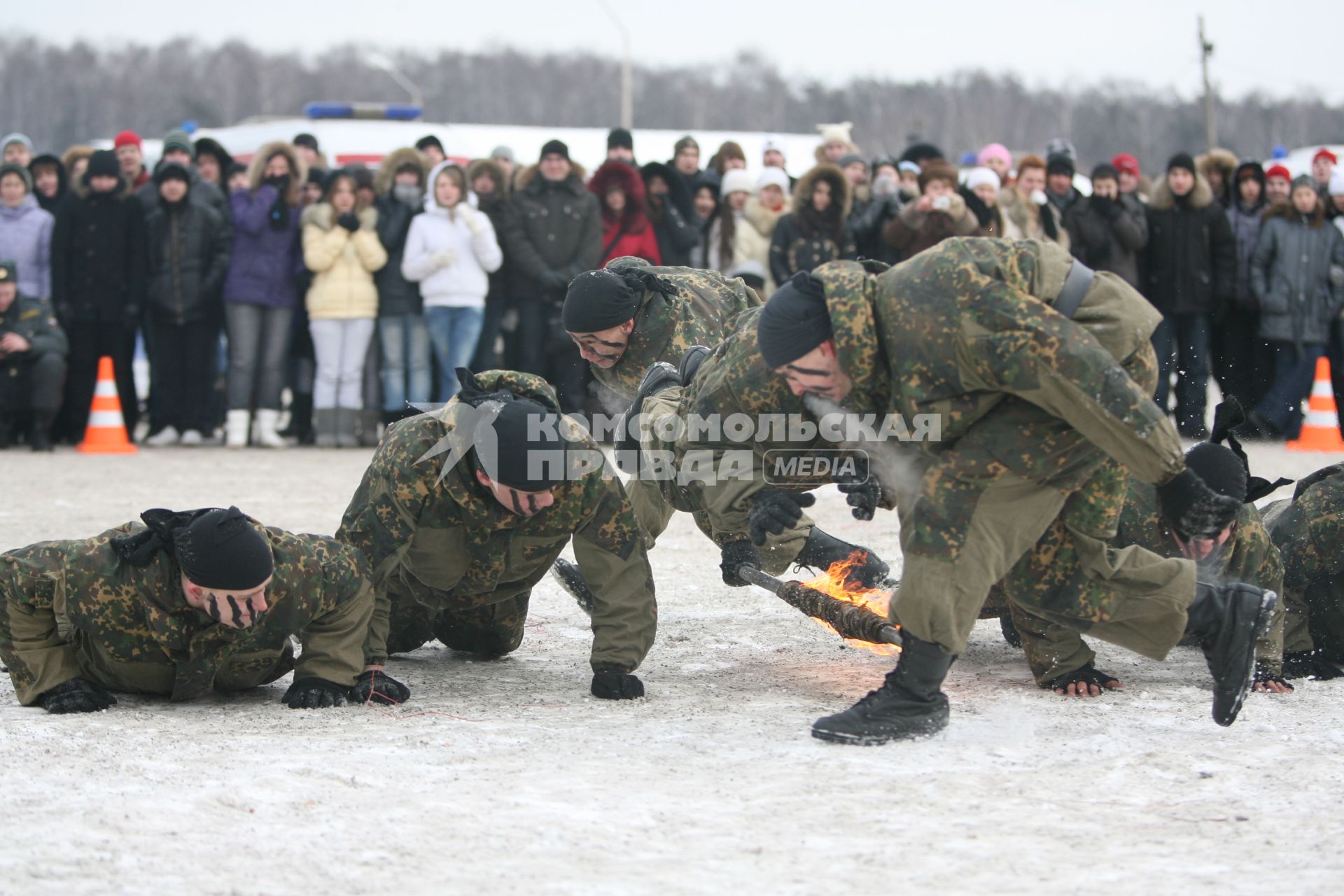 Военно -спортивная игра \"Вперед, мальчишки\", Москва, 26 февраля 2011 года.