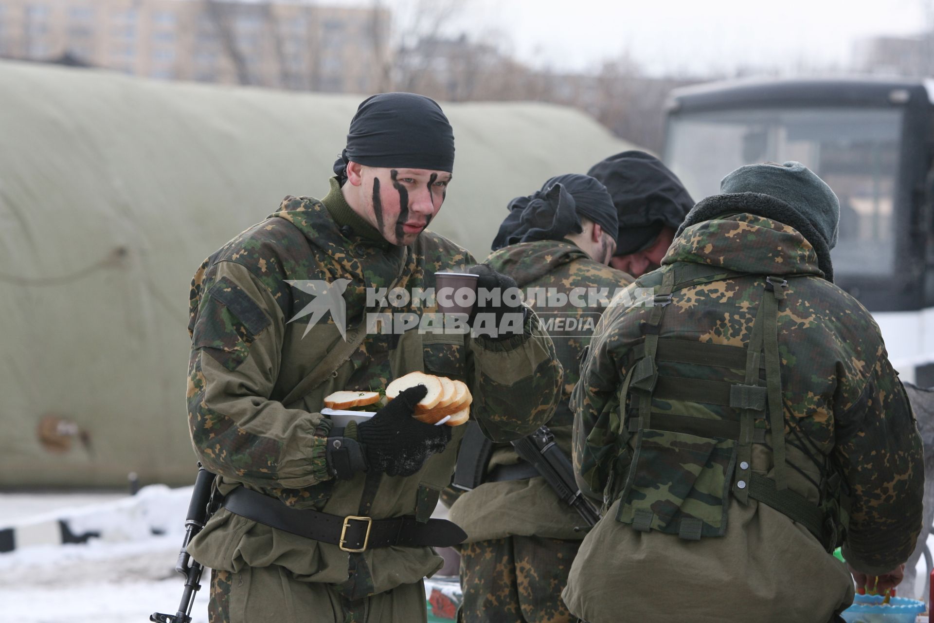 Военно -спортивная игра \"Вперед, мальчишки\", Москва, 26 февраля 2011 года.