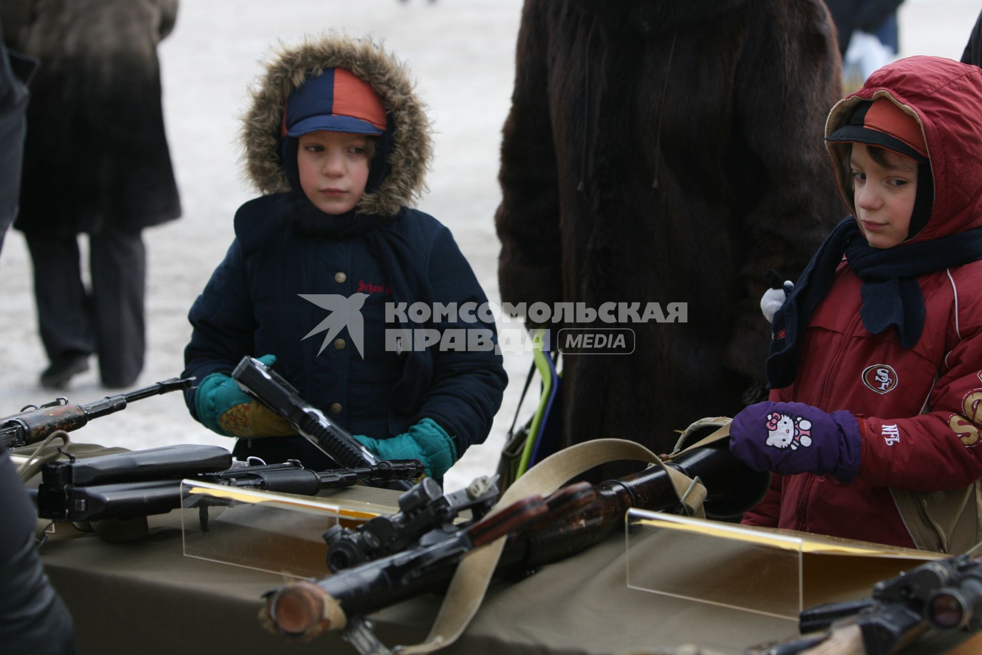 Военно -спортивная игра \"Вперед, мальчишки\", Москва, 26 февраля 2011 года.