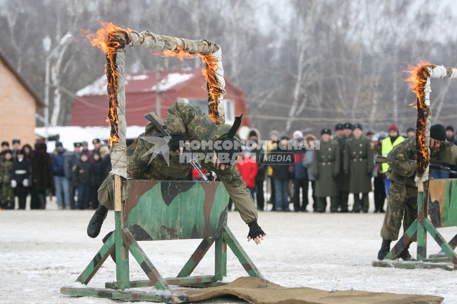 Военно -спортивная игра \"Вперед, мальчишки\", Москва, 26 февраля 2011 года.