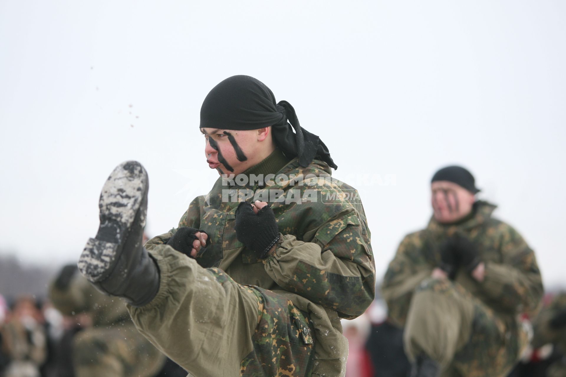 Военно -спортивная игра \"Вперед, мальчишки\", Москва, 26 февраля 2011 года.