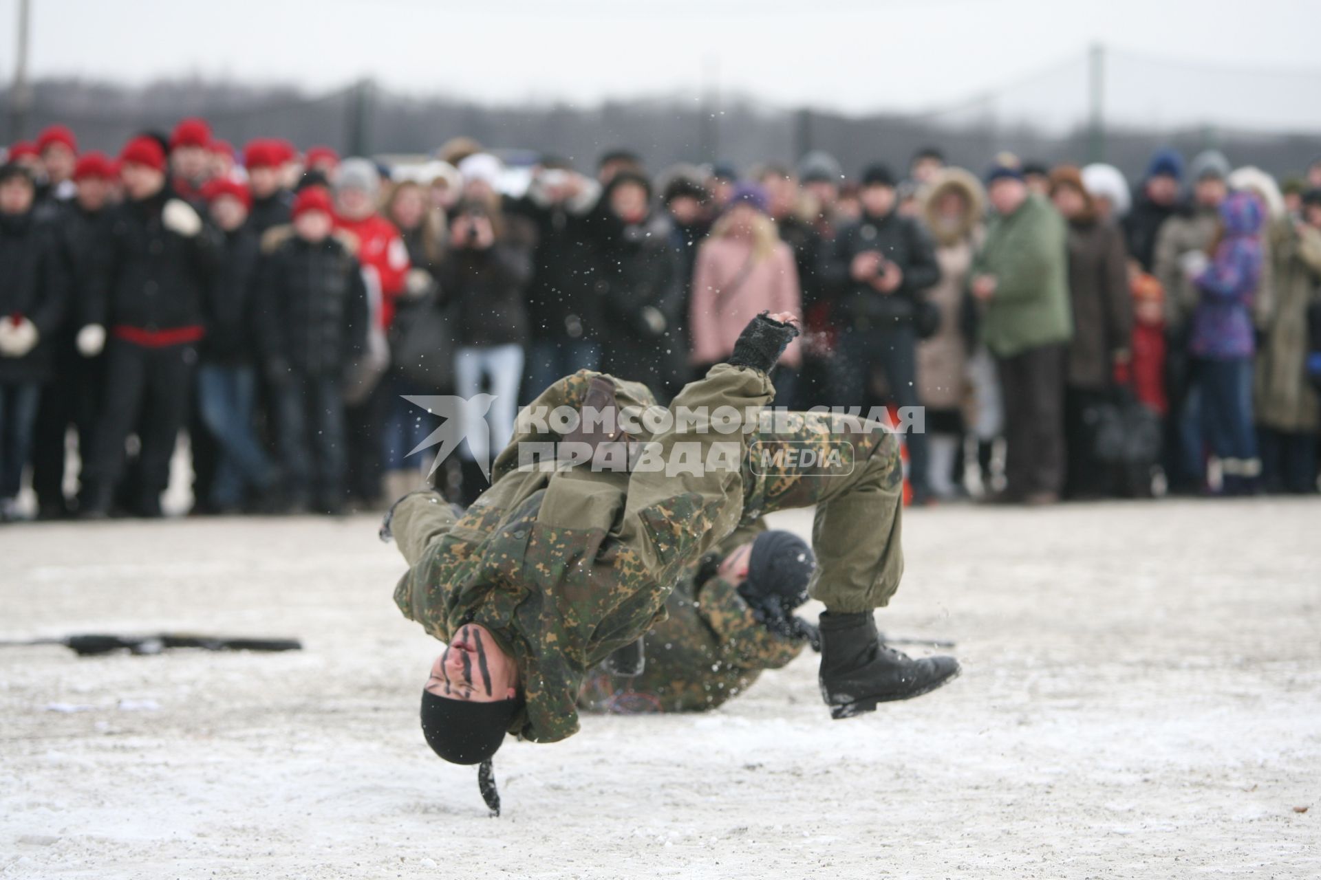 Военно -спортивная игра \"Вперед, мальчишки\", Москва, 26 февраля 2011 года.