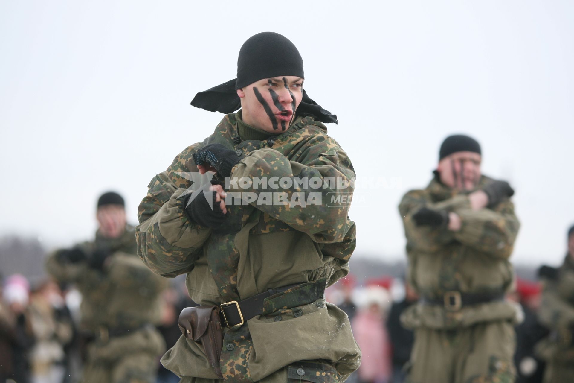 Военно -спортивная игра \"Вперед, мальчишки\", Москва, 26 февраля 2011 года.