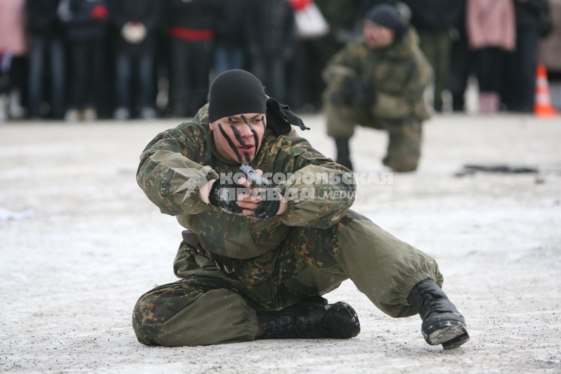 Военно -спортивная игра \"Вперед, мальчишки\", Москва, 26 февраля 2011 года.