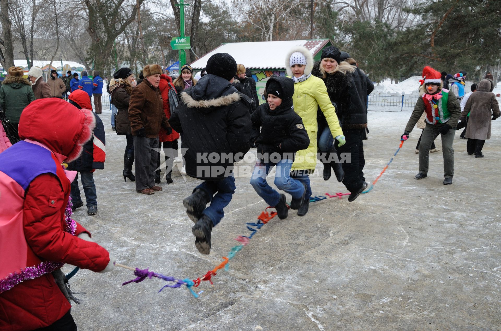 14 февраля 2010. Волгоград. Проводы Масленицы.