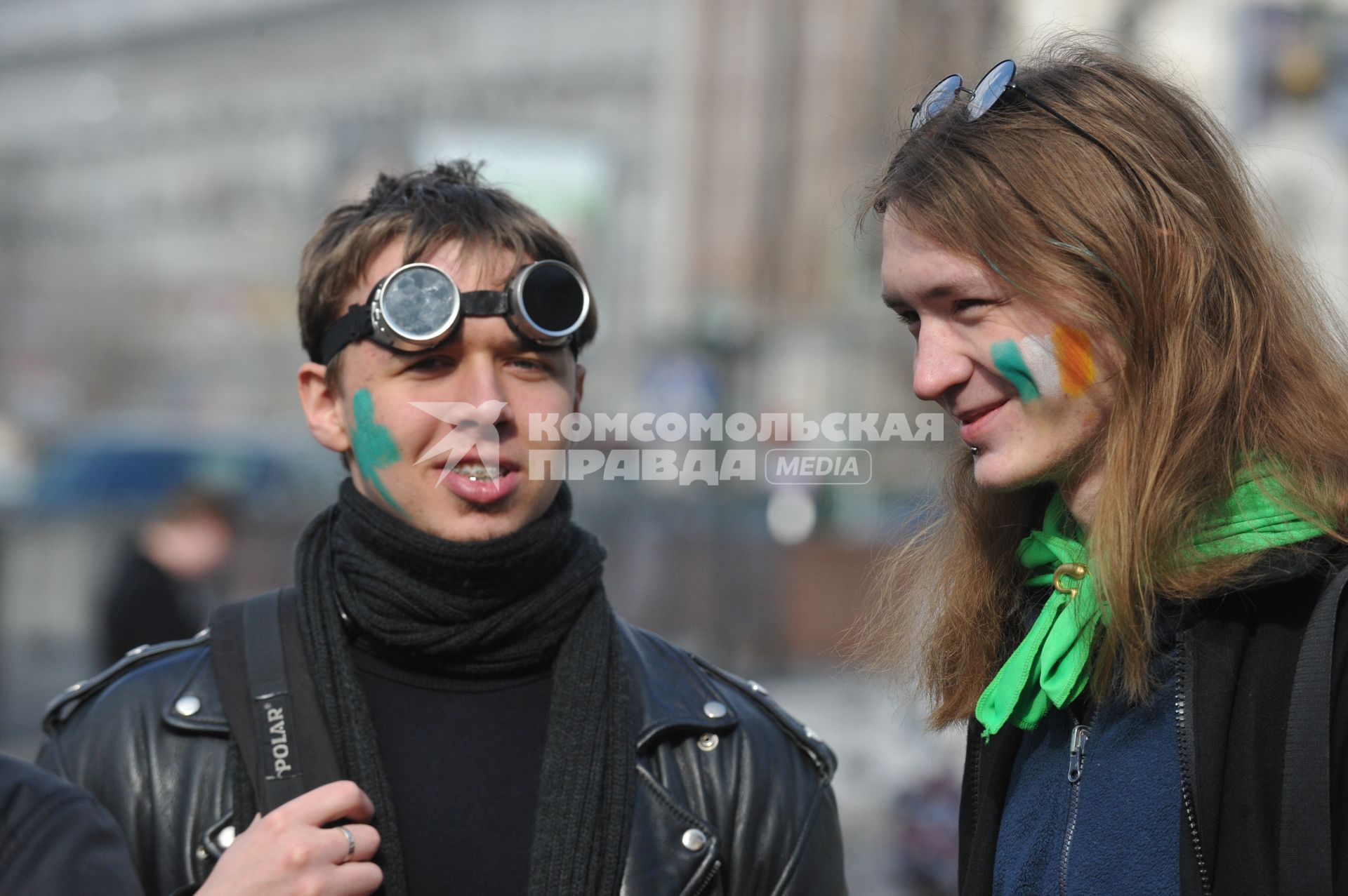 20 марта 2011г. День Святого Патрика. В Москве на Новом Арбате