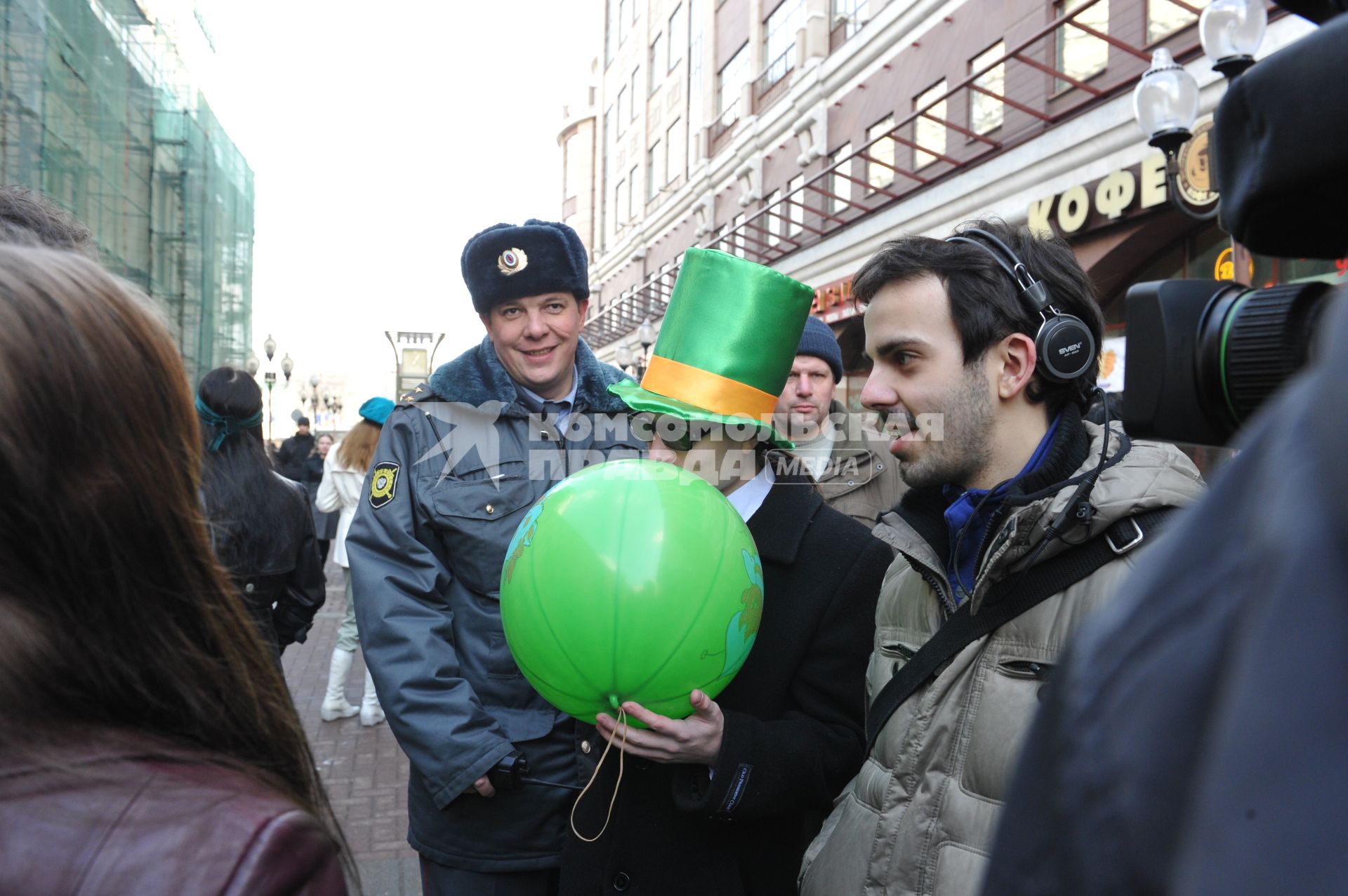 20 марта 2011г. День Святого Патрика. В Москве на Новом Арбате