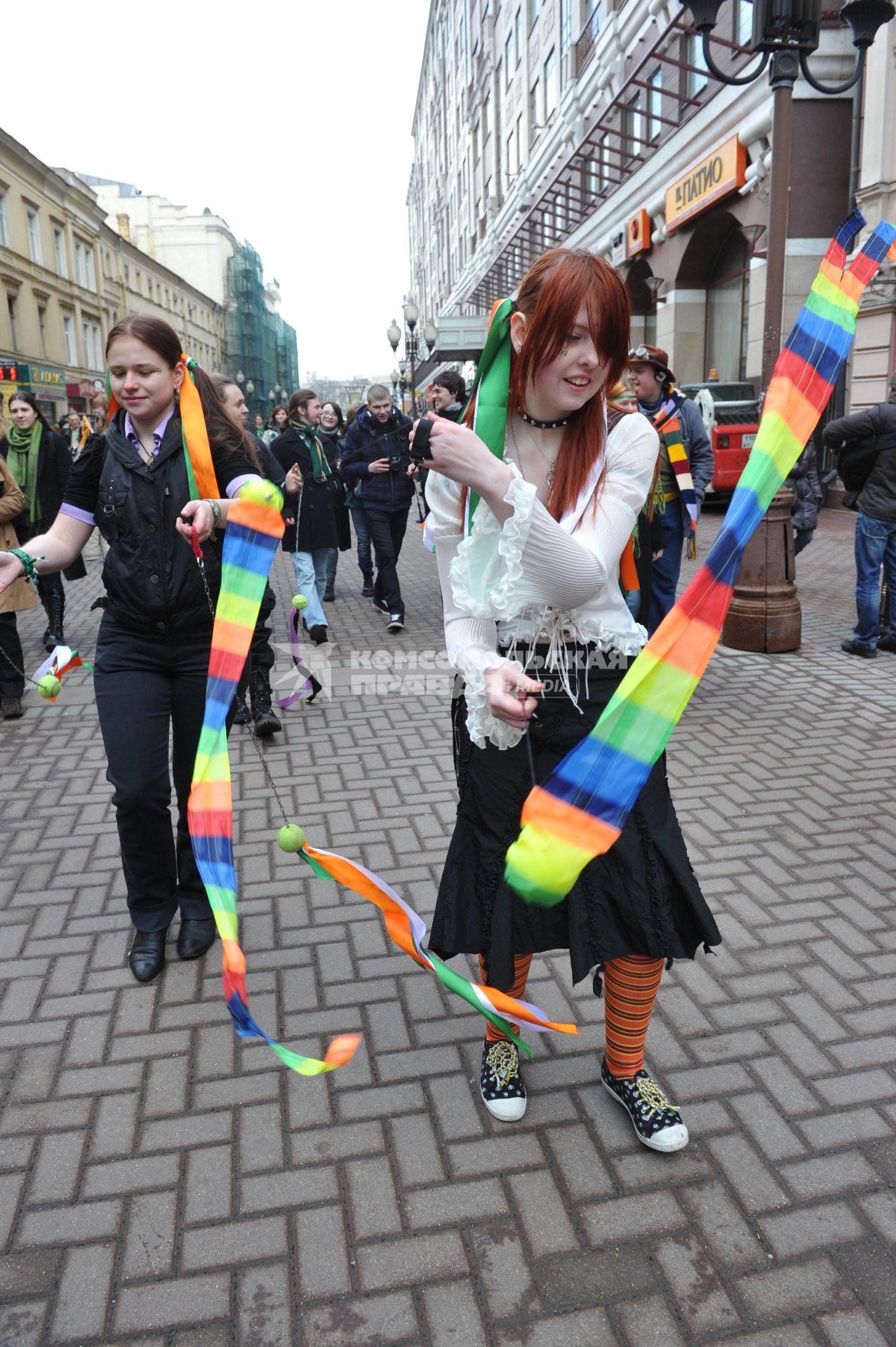 20 марта 2011г. День Святого Патрика. В Москве на Новом Арбате