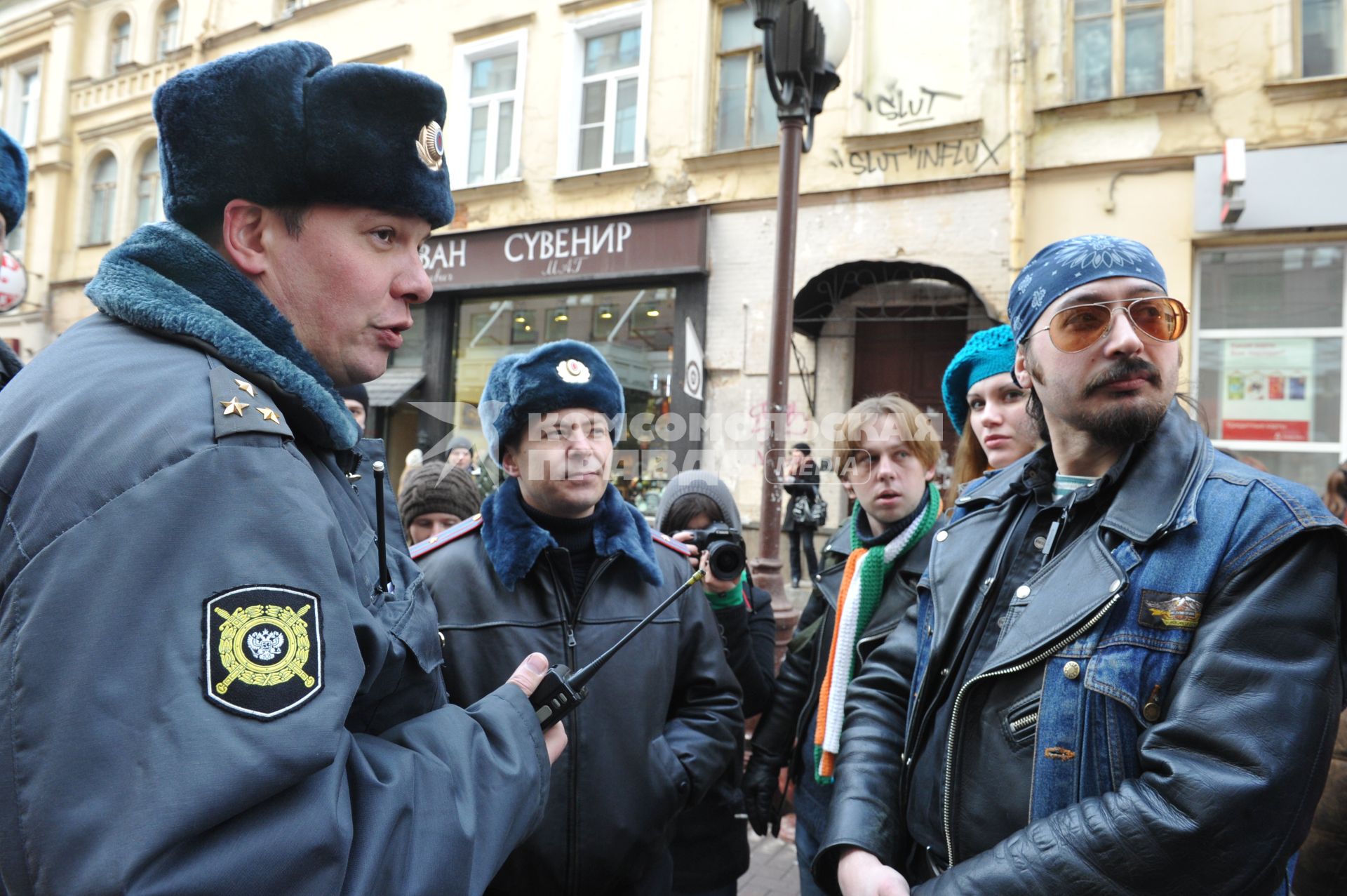 20 марта 2011г. День Святого Патрика. В Москве на Новом Арбате