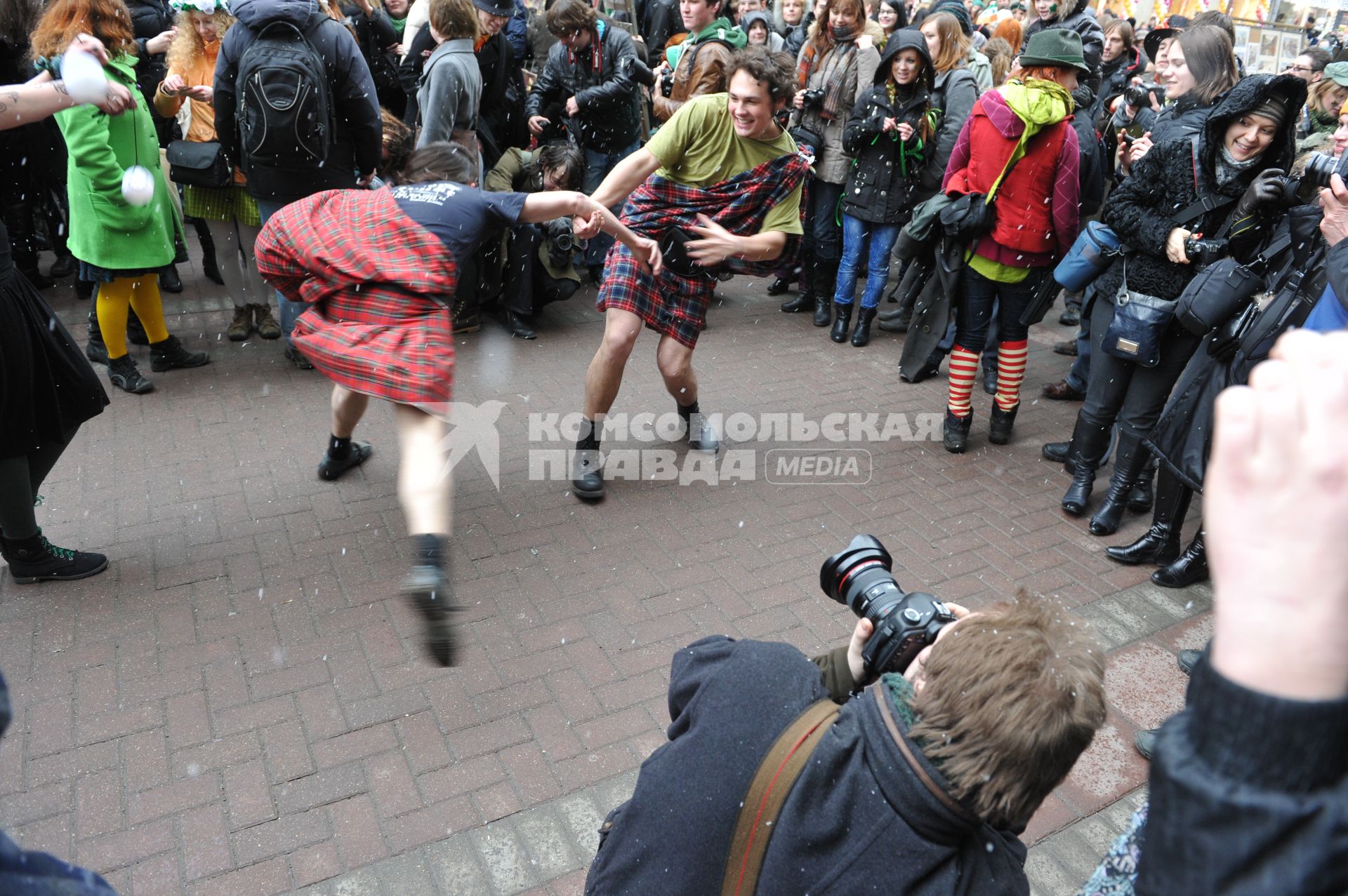 20 марта 2011г. День Святого Патрика. В Москве на Новом Арбате