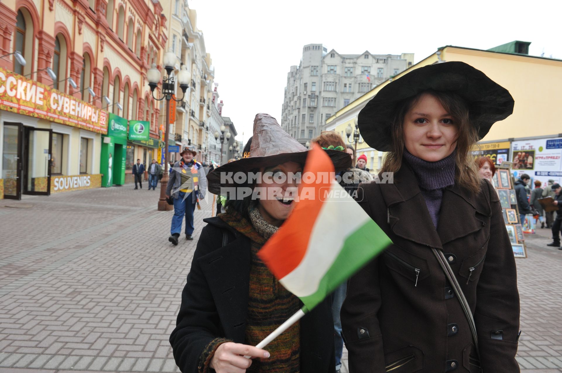 20 марта 2011г. День Святого Патрика. В Москве на Новом Арбате