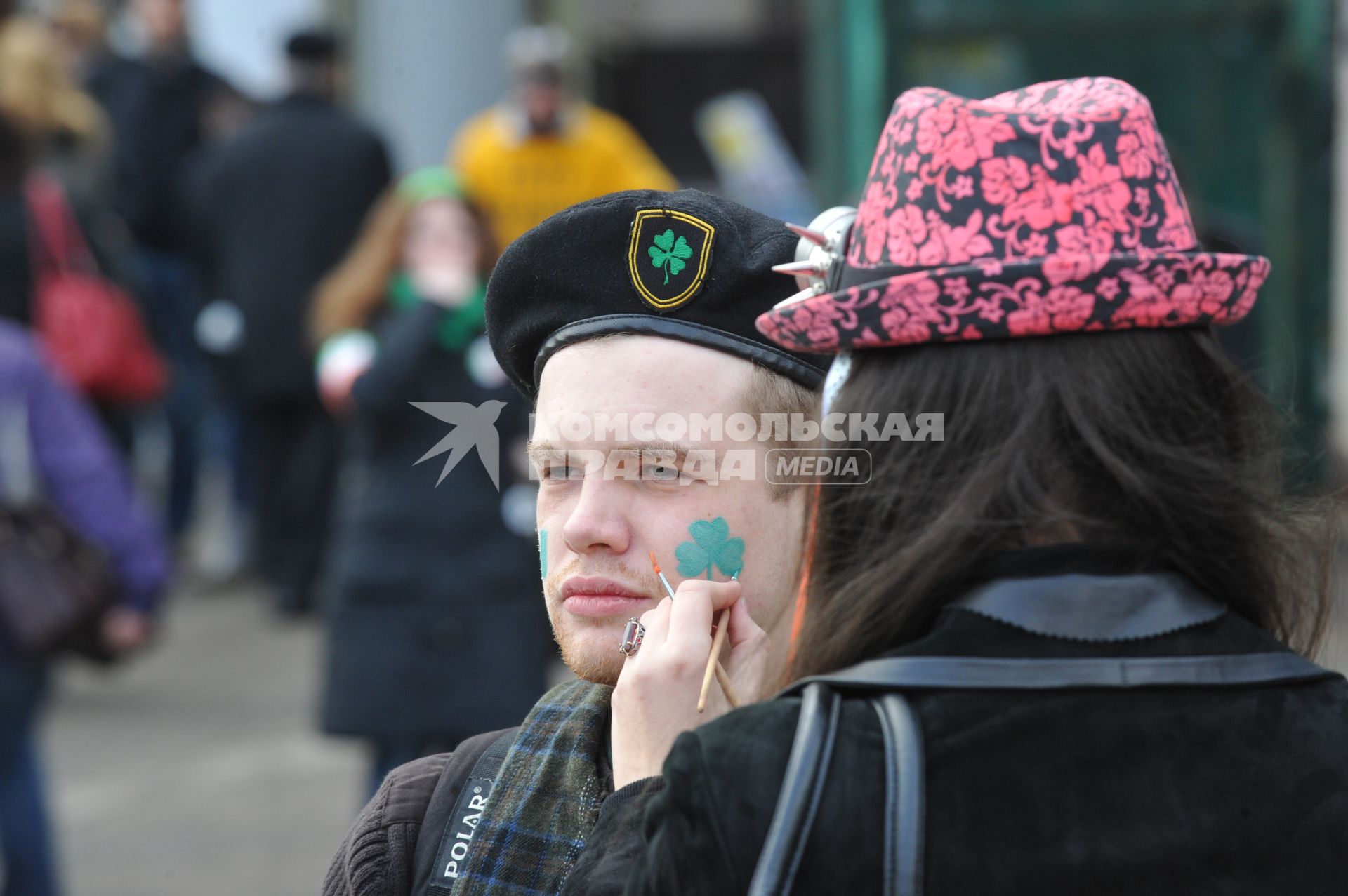 20 марта 2011г. День Святого Патрика. В Москве на Новом Арбате