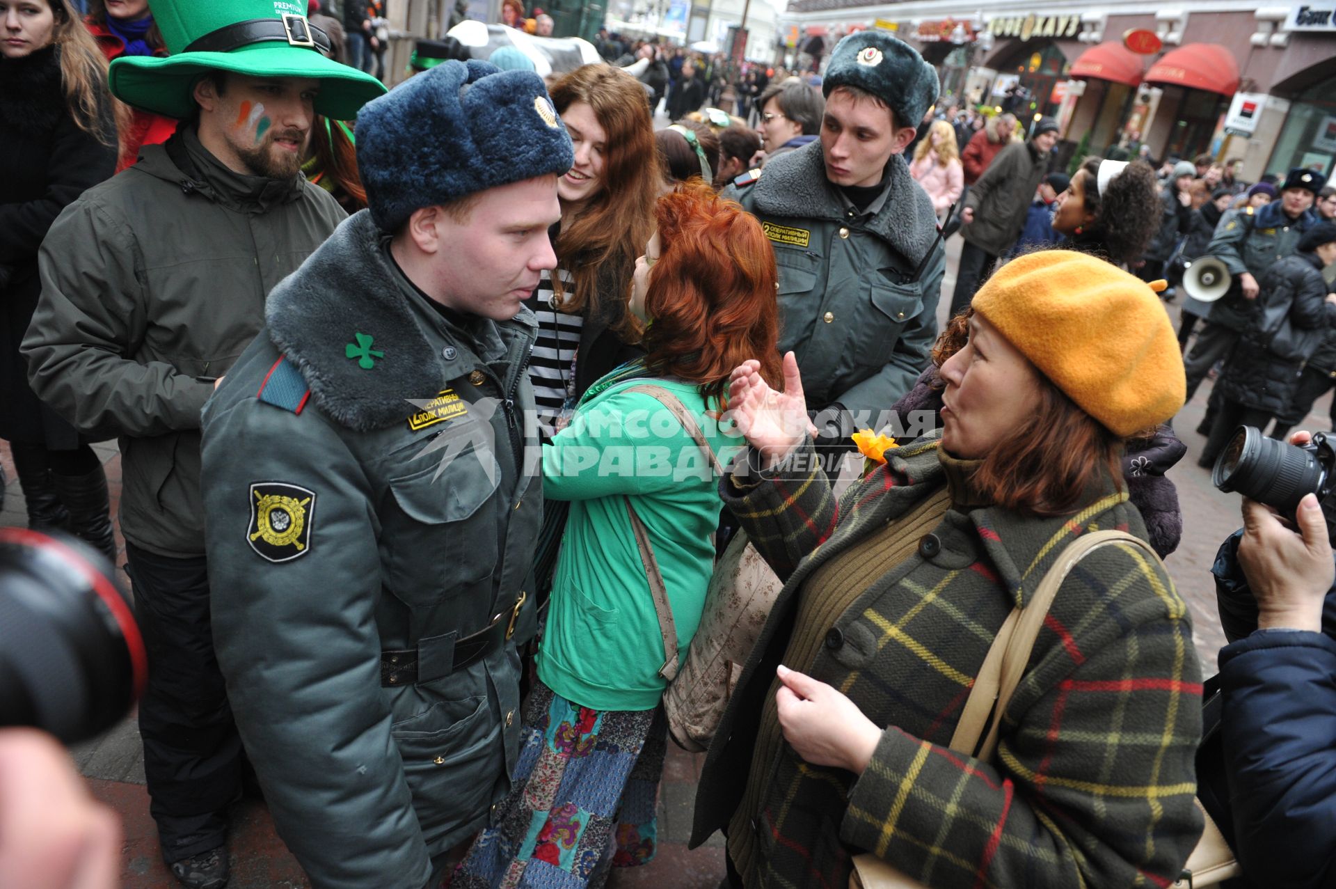 20 марта 2011г. День Святого Патрика. В Москве на Новом Арбате